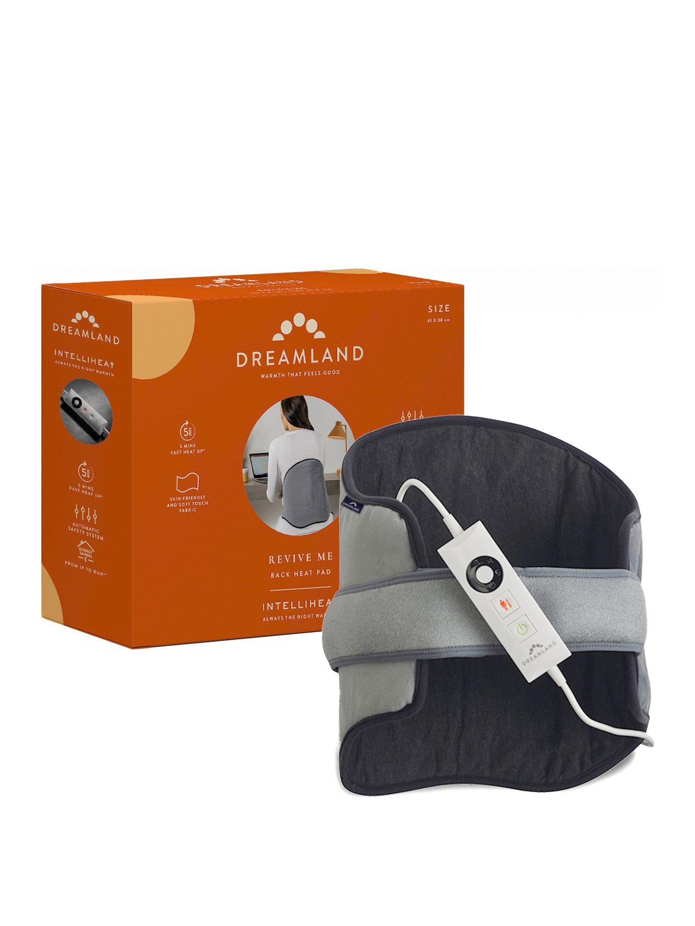Dreamland Revive Me Lumbar Heat Pad Grey very.co.uk
