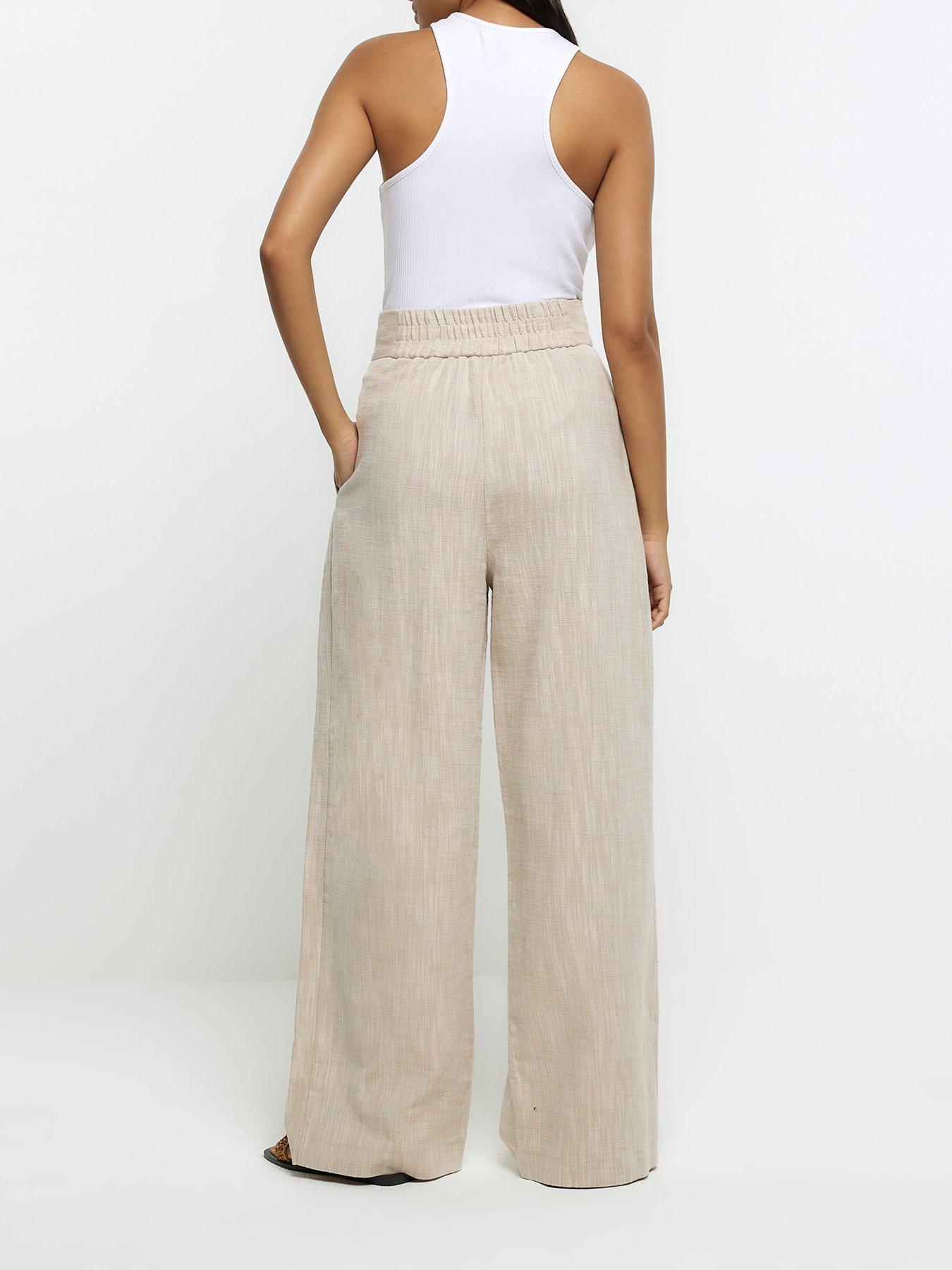 River island pleated on sale trousers