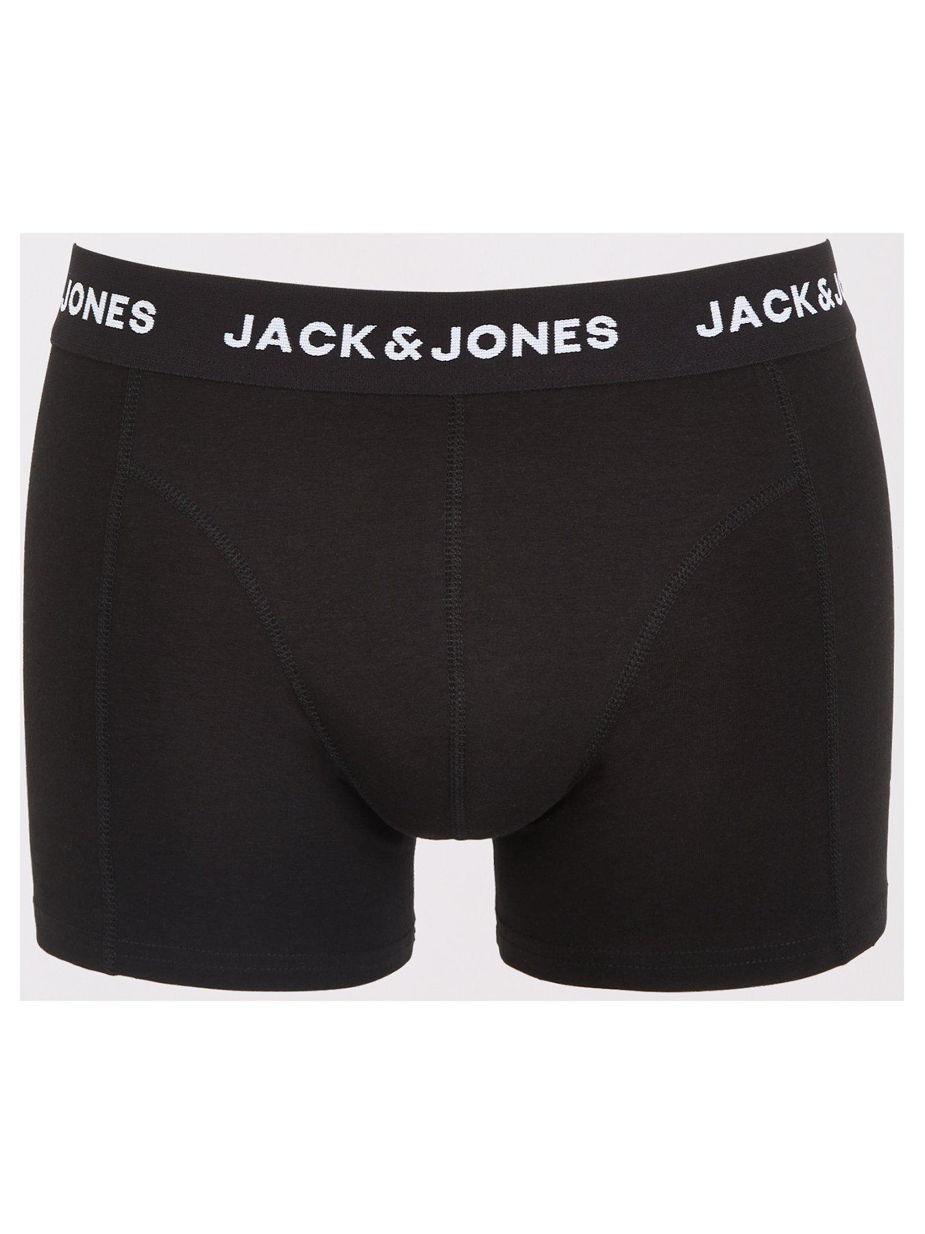 Jack Jones 5 Pack Chuey Boxer Briefs Black