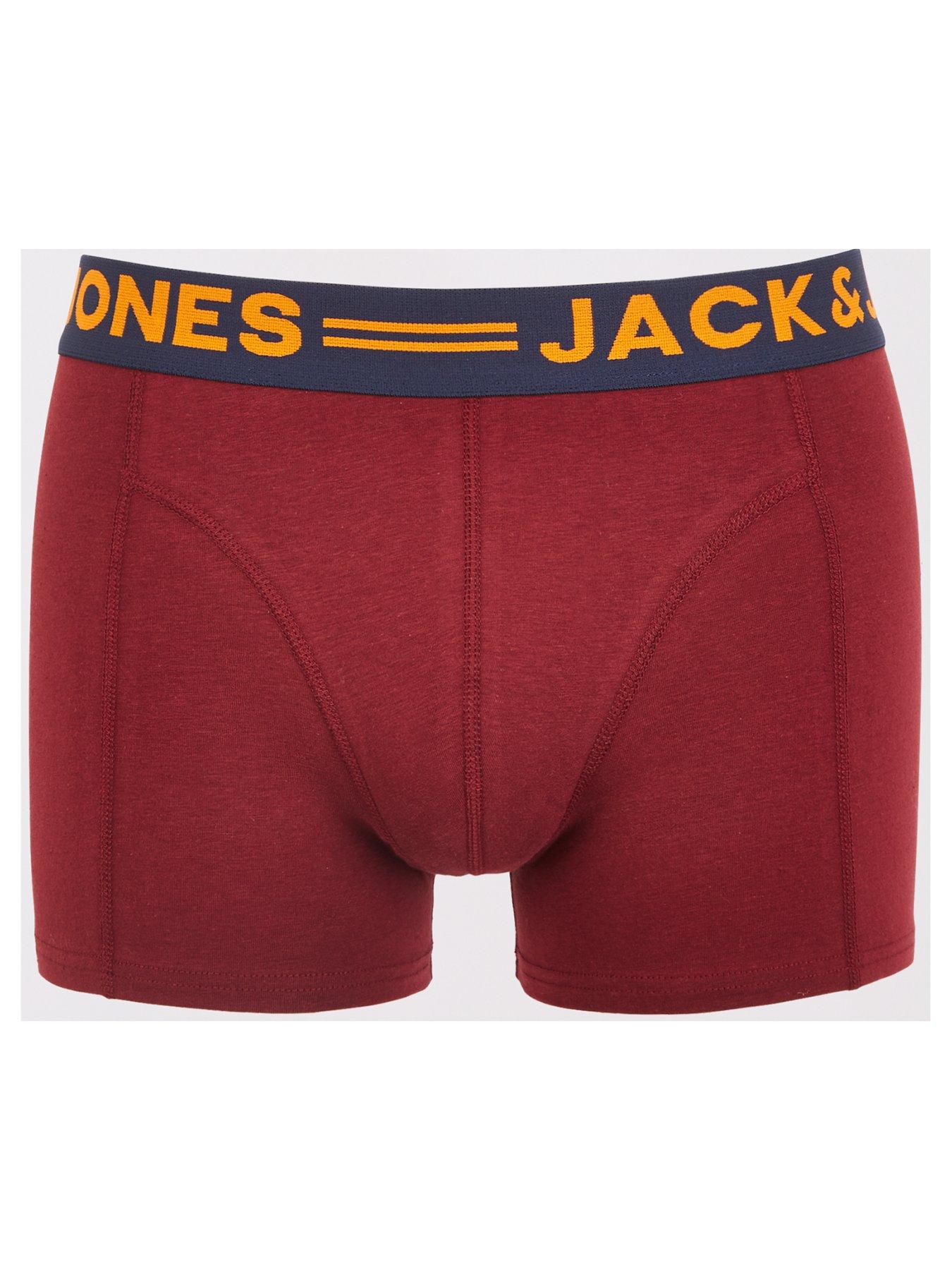 Jack & Jones Jack & Jones 3-Pack Logo Waistband Boxer Briefs - Purple ...