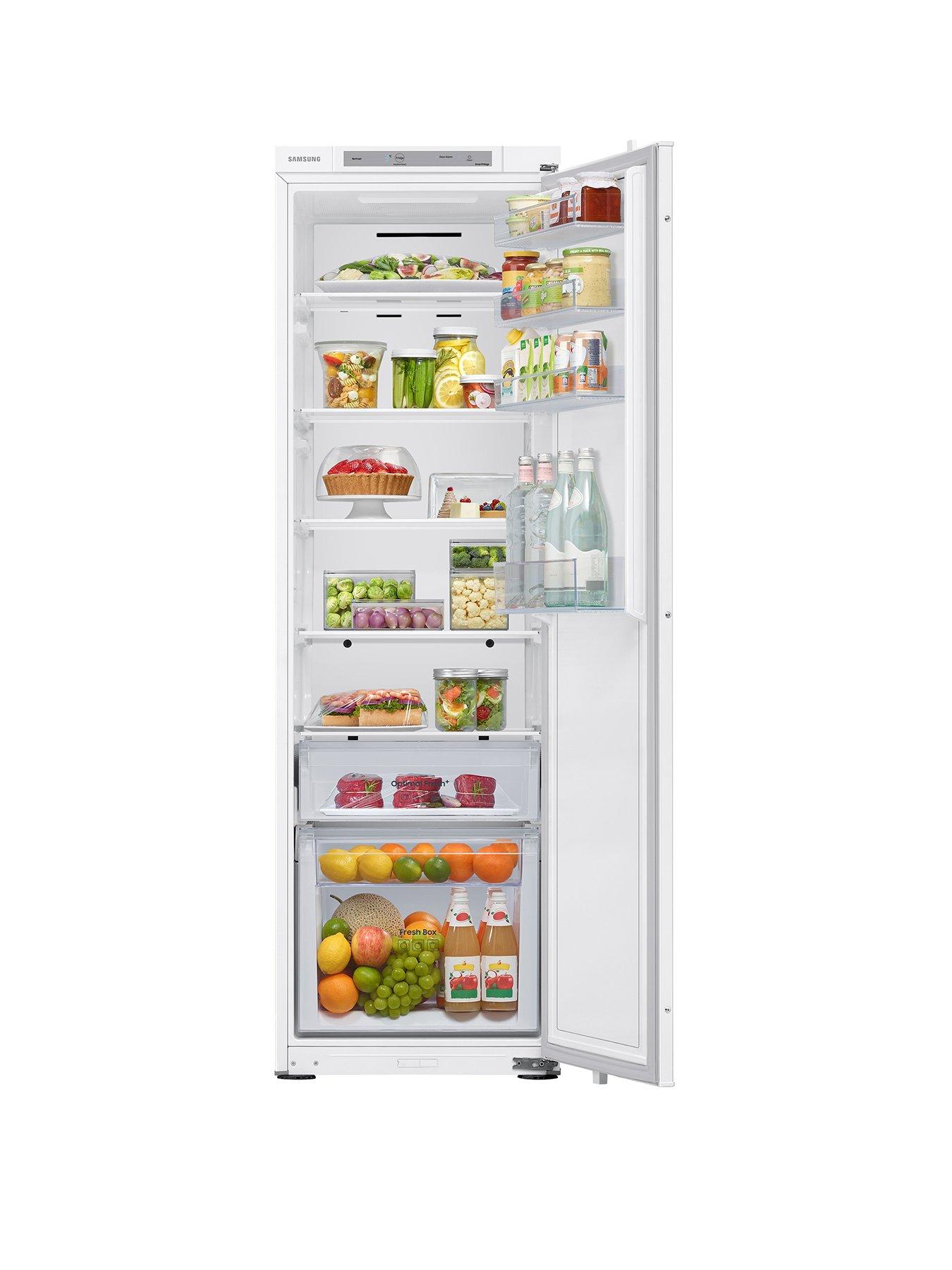 Product photograph of Samsung Brr29600eww Eu Built-in One Door Fridge With Spacemax Technology - White from very.co.uk