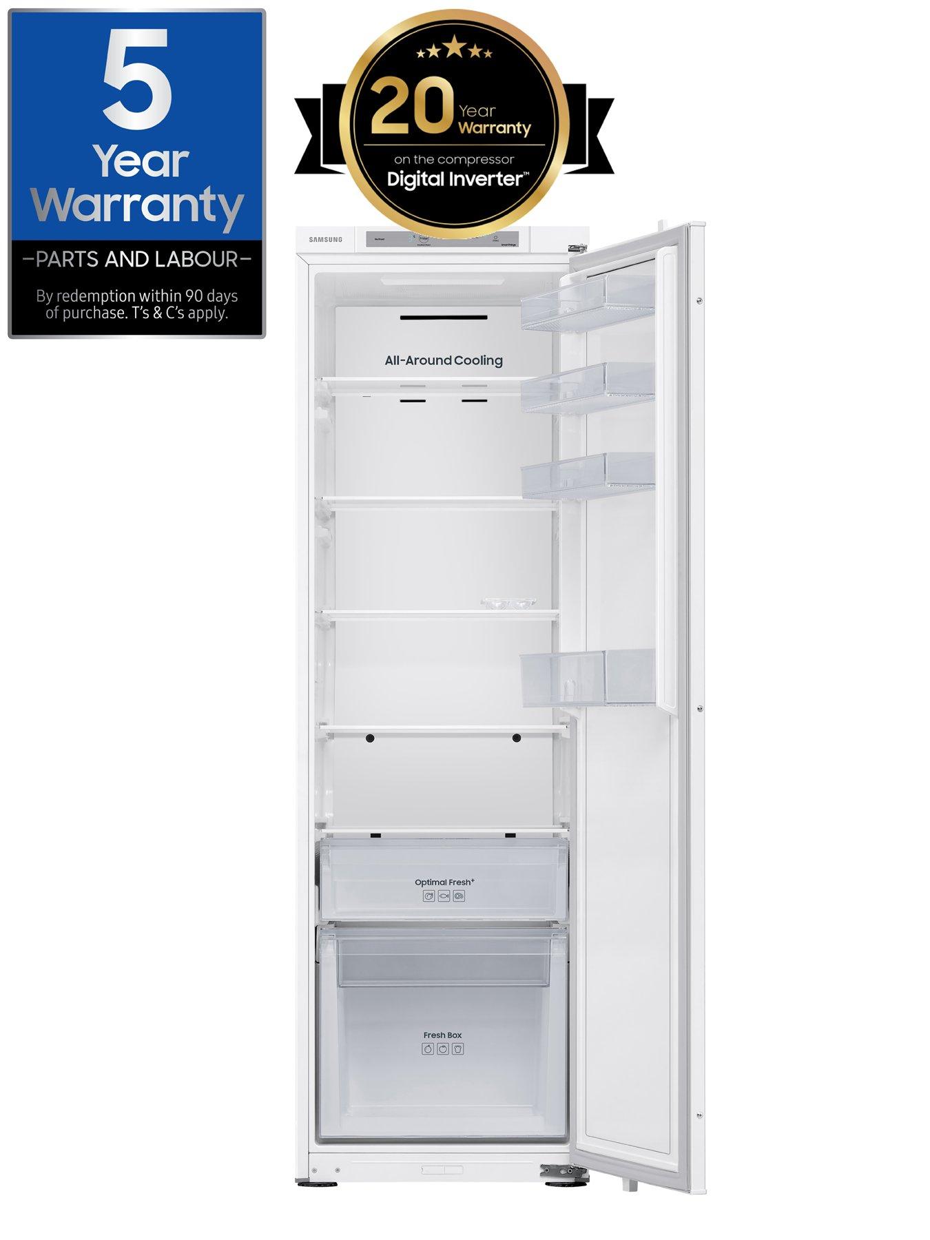 Image 2 of 7 of Samsung BRR29600EWW/EU Built-in One Door Fridge with SpaceMax Technology - White