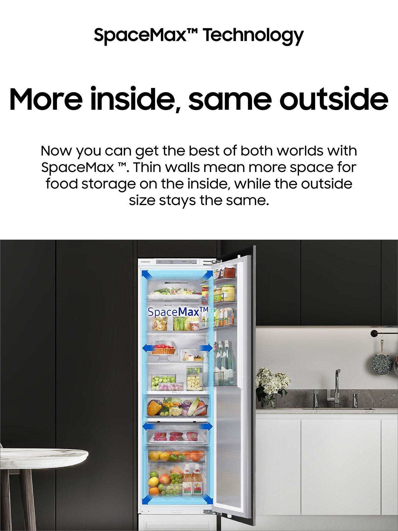 Image 4 of 7 of Samsung BRR29600EWW/EU Built-in One Door Fridge with SpaceMax Technology - White