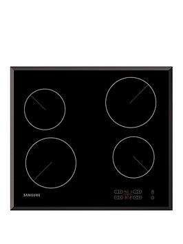 Product photograph of Samsung C61r2aee Electric Ceramic Hob With Residual Heat Indicator - Black from very.co.uk
