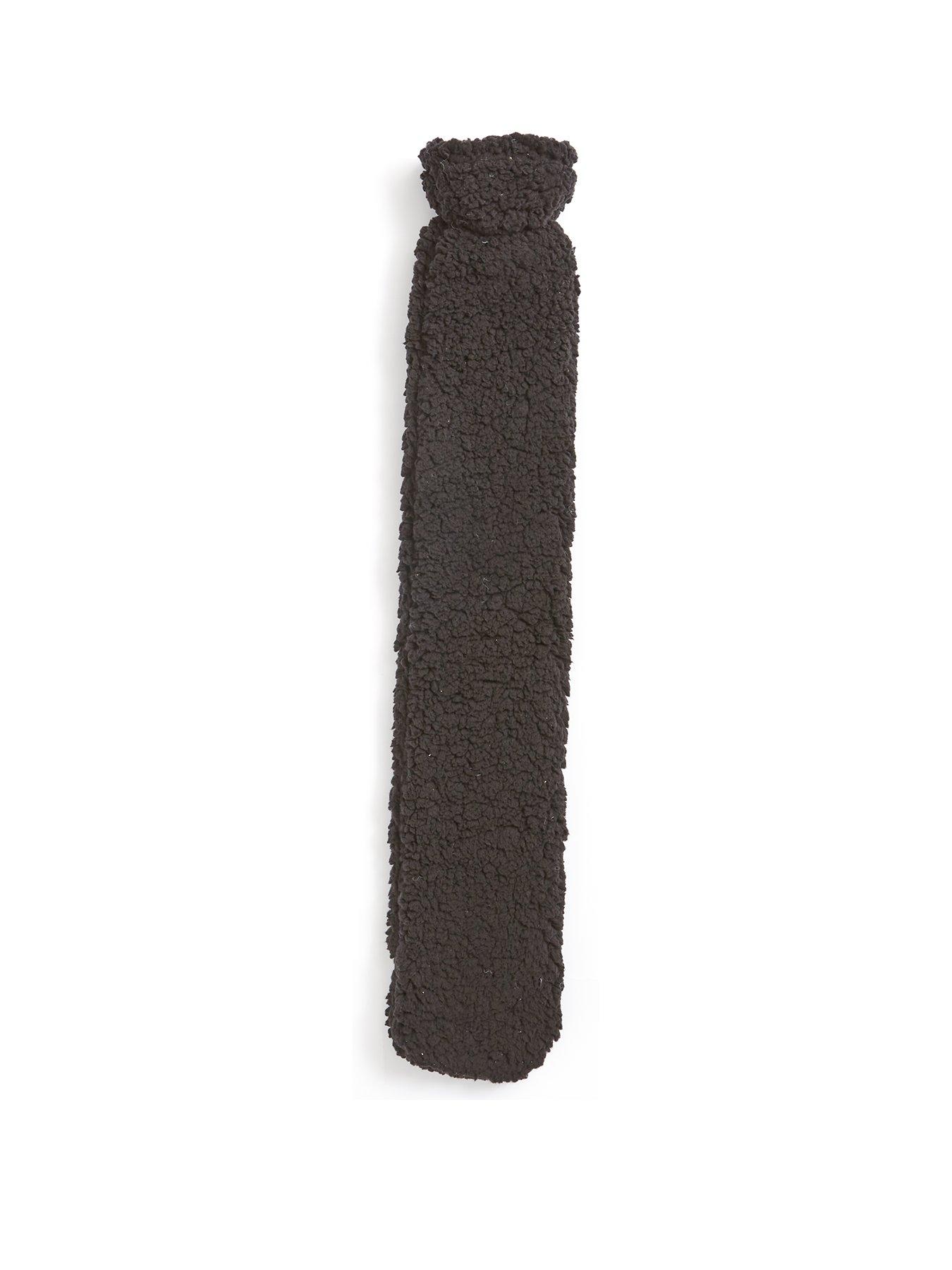 Black Long Hot Water Bottle Very.co.uk