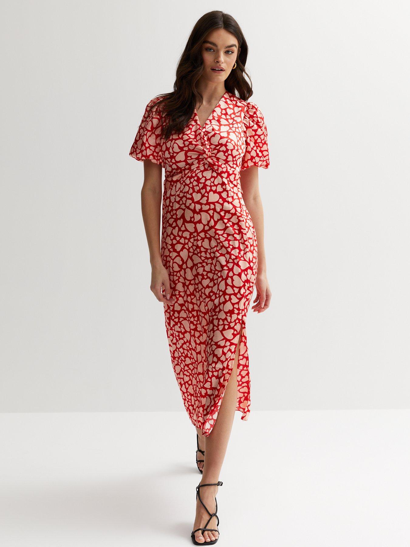 New look red dress sale sale