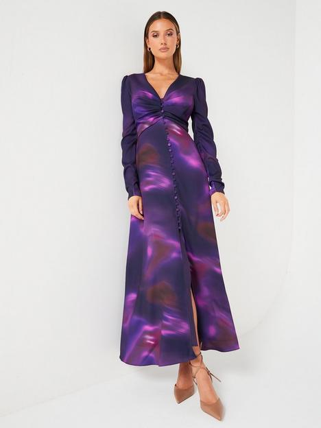 fig-basil-ls-ombre-button-front-midiaxi-dress