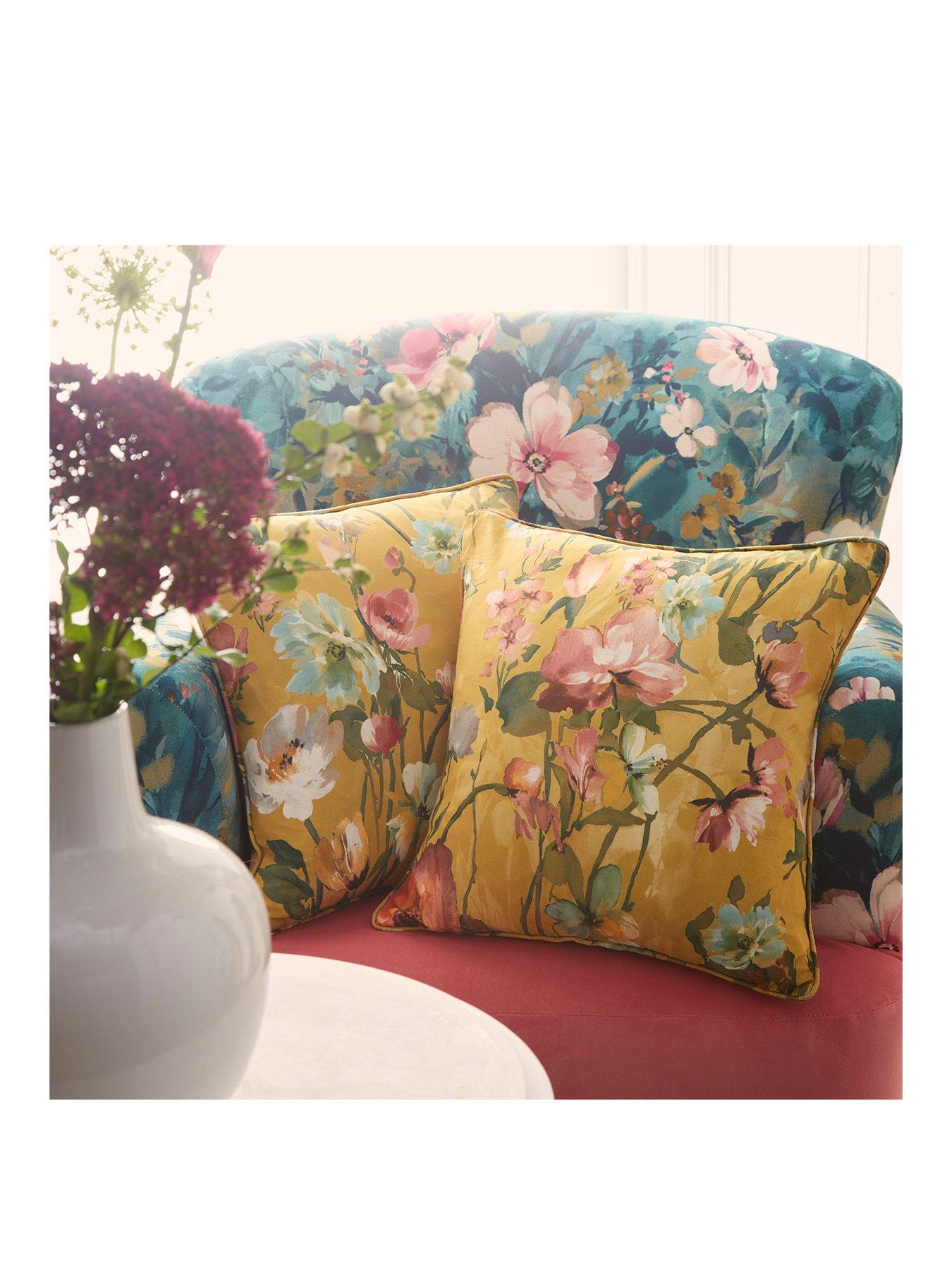 Product photograph of Studio G Meadow 100 Cotton Cushion from very.co.uk