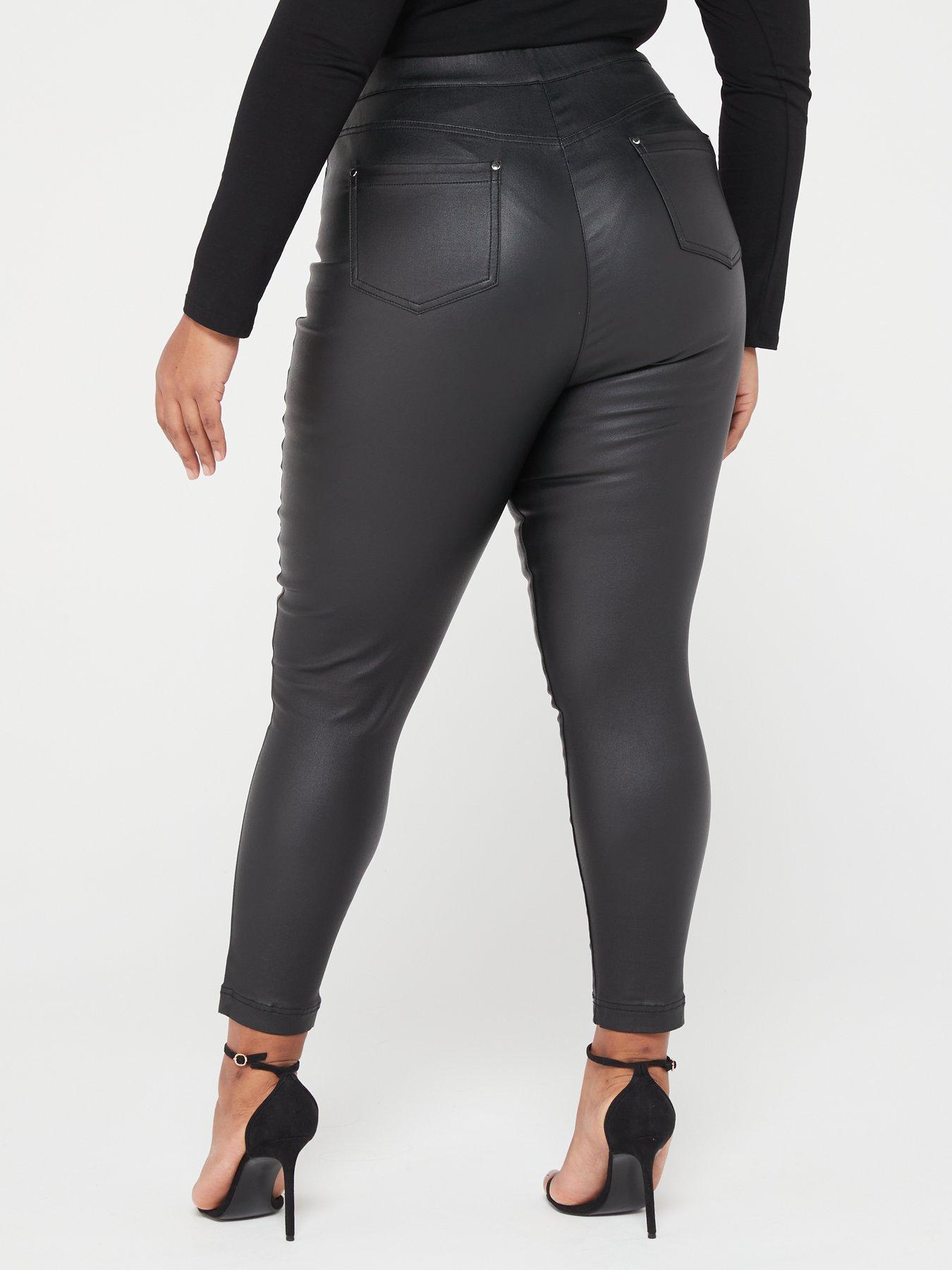 Everyday Long High Waist Jeggings - Black