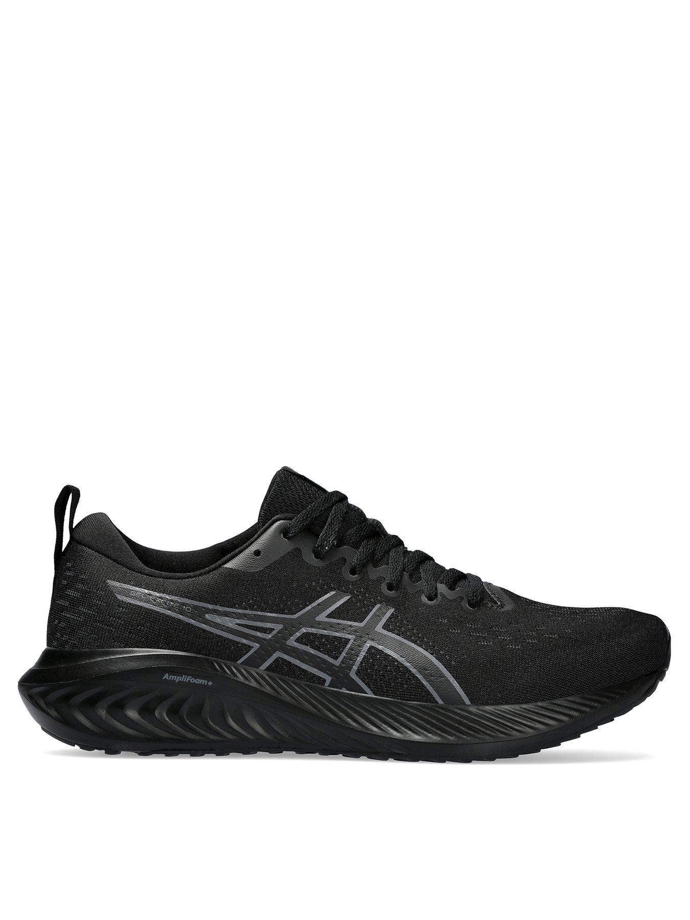 Black asics trainers uk sale