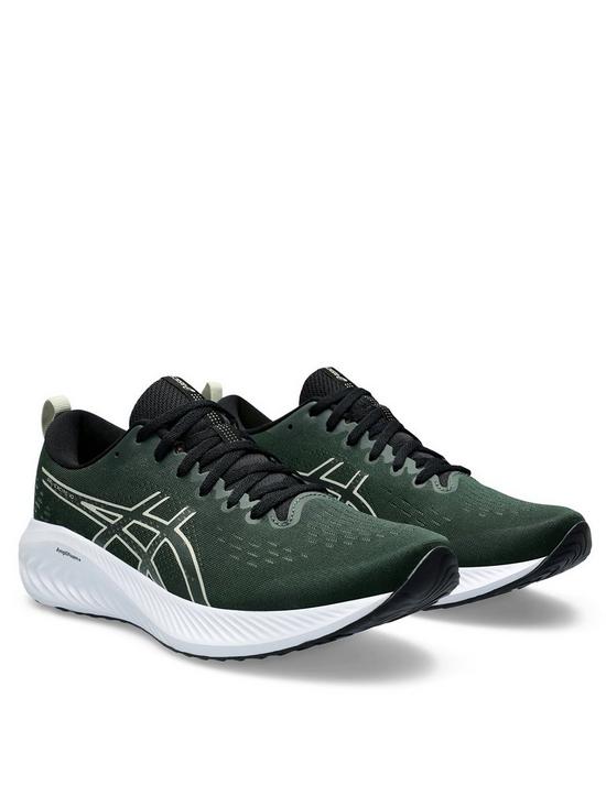 front image of asics-gel-excite-10-running-trainers-khaki