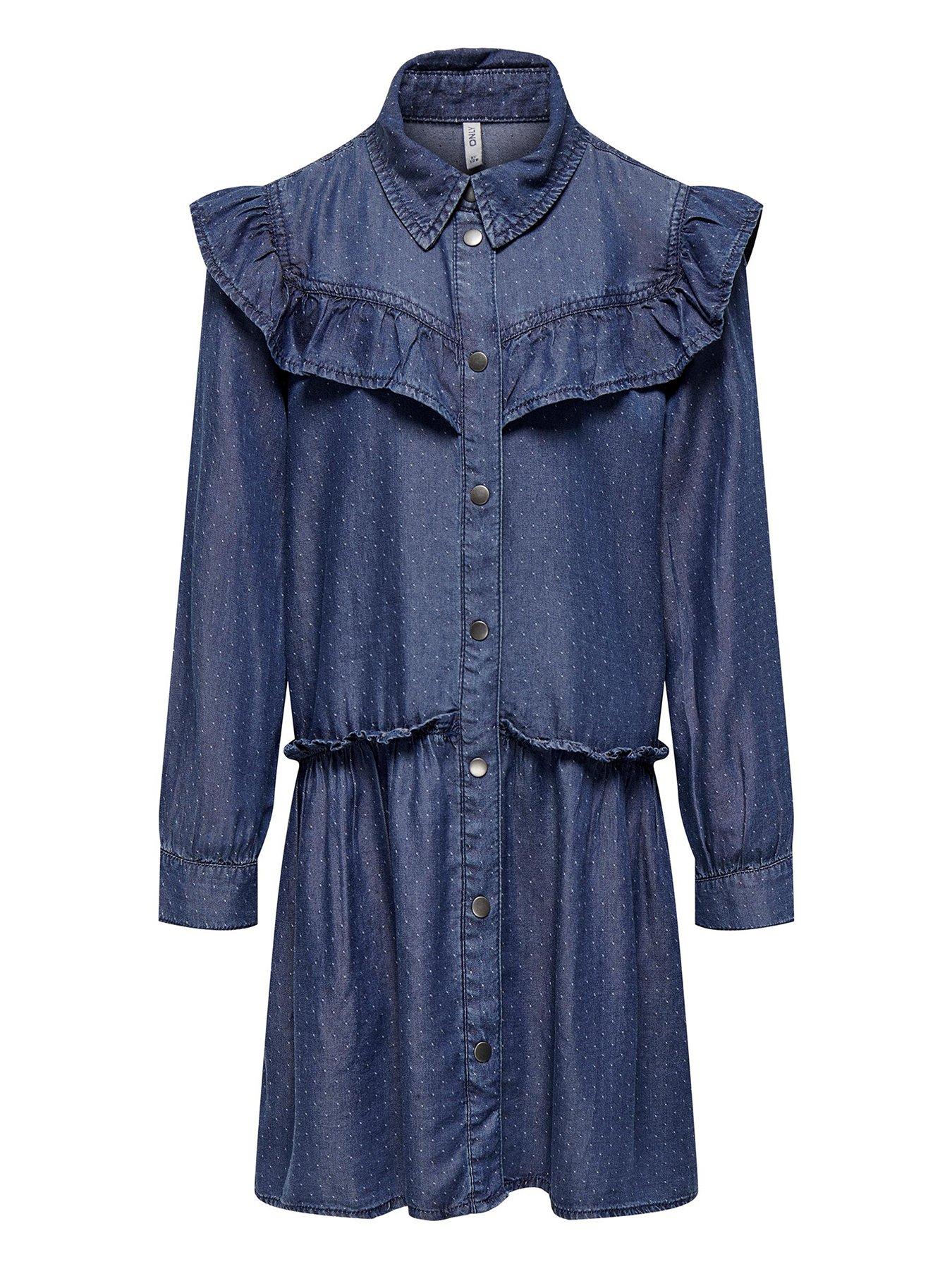 Only denim shirt store dress