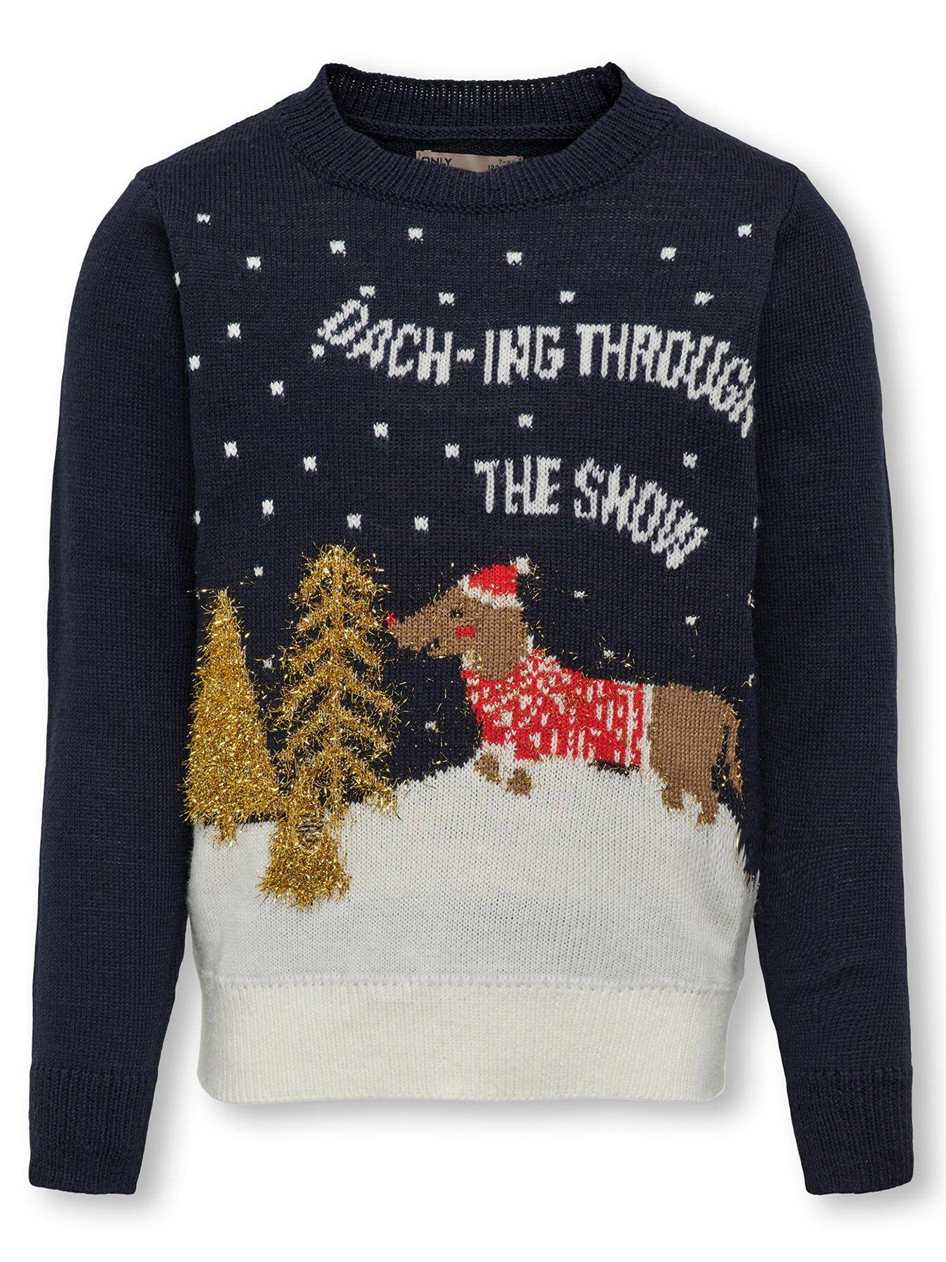 Girls christmas clearance jumper sale