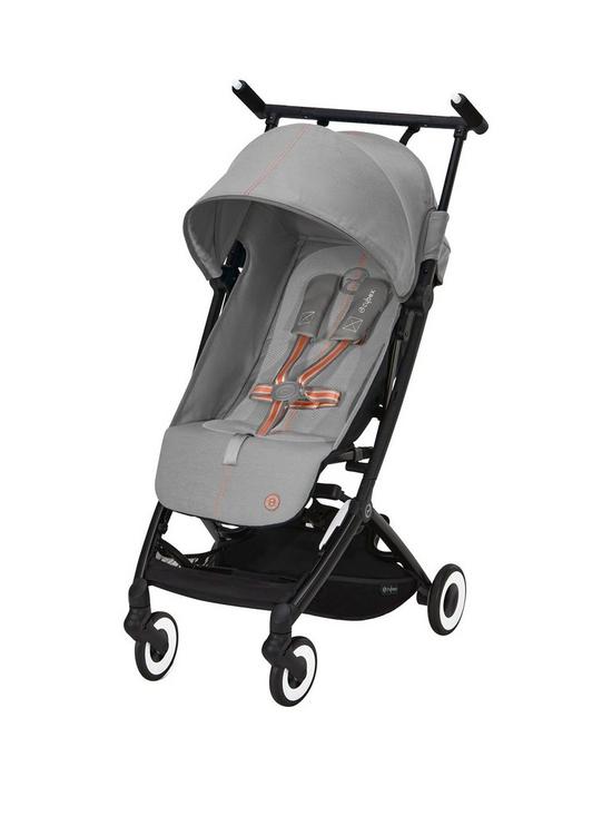 front image of cybex-libelle-lightweight-compact-pushchair-2023-lava-grey