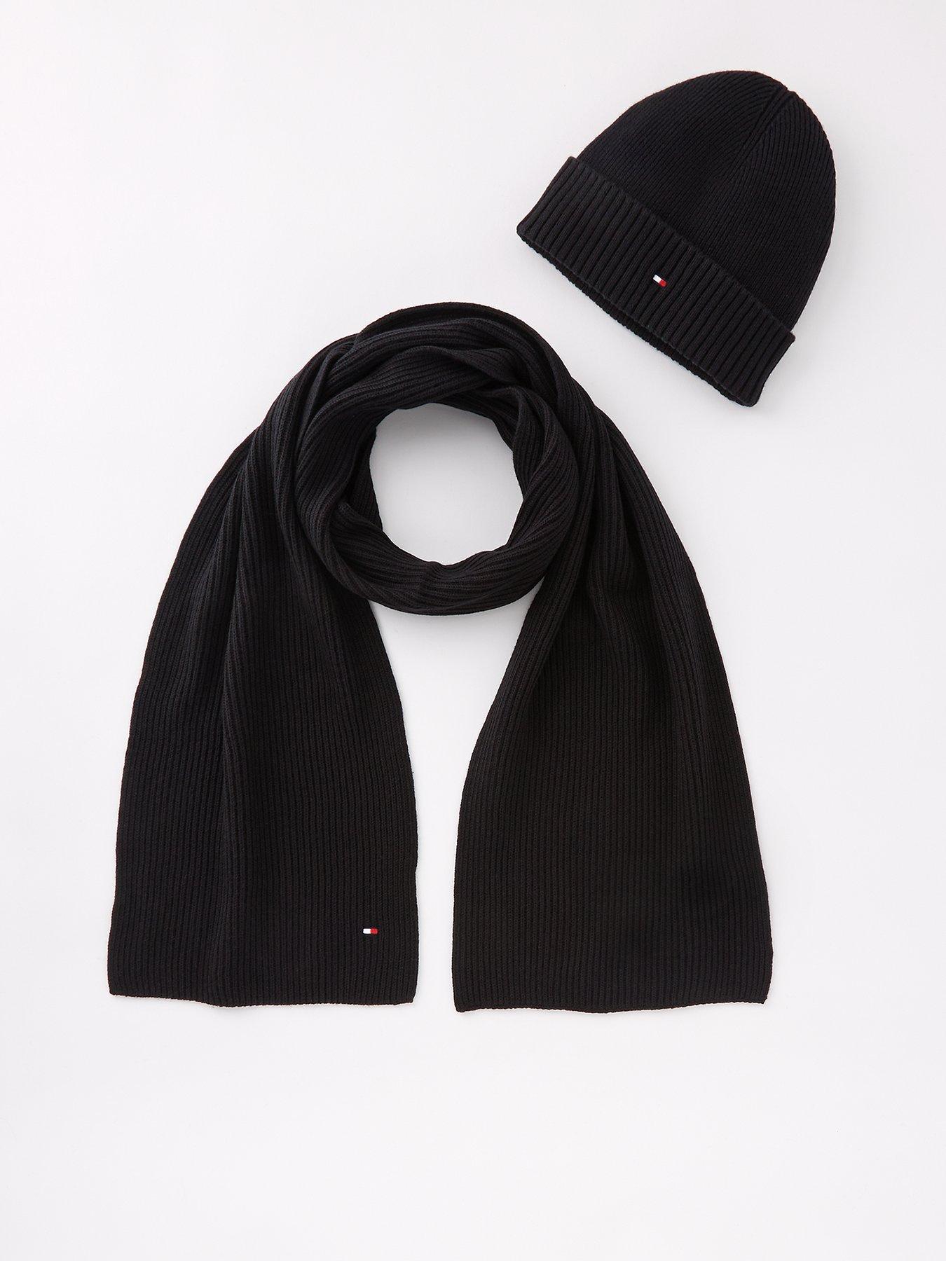 Tommy Hilfiger Flag Scarf and Beanie Hat Gift Set very