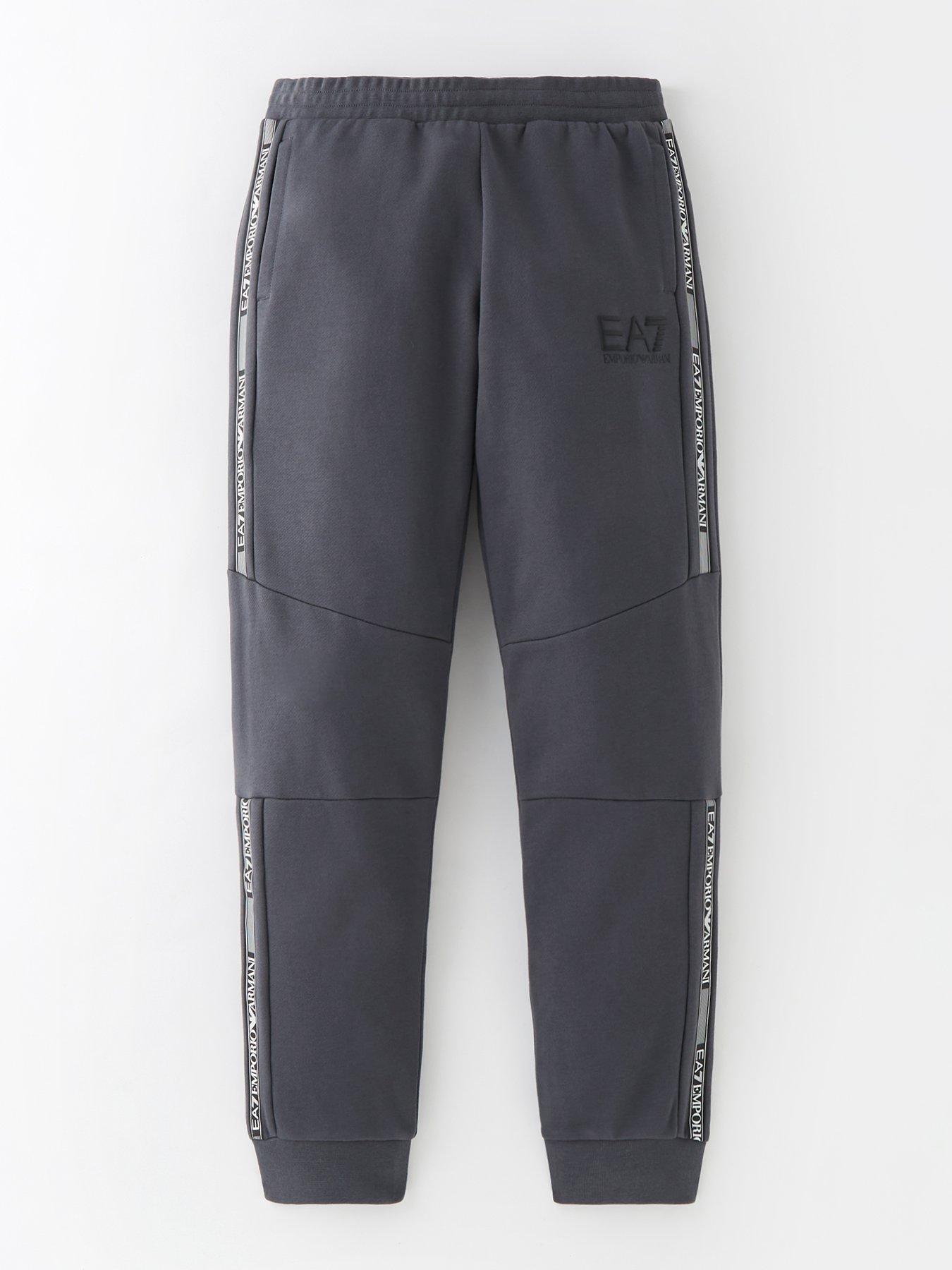 Emporio armani ea7 side panel hot sale fleece joggers