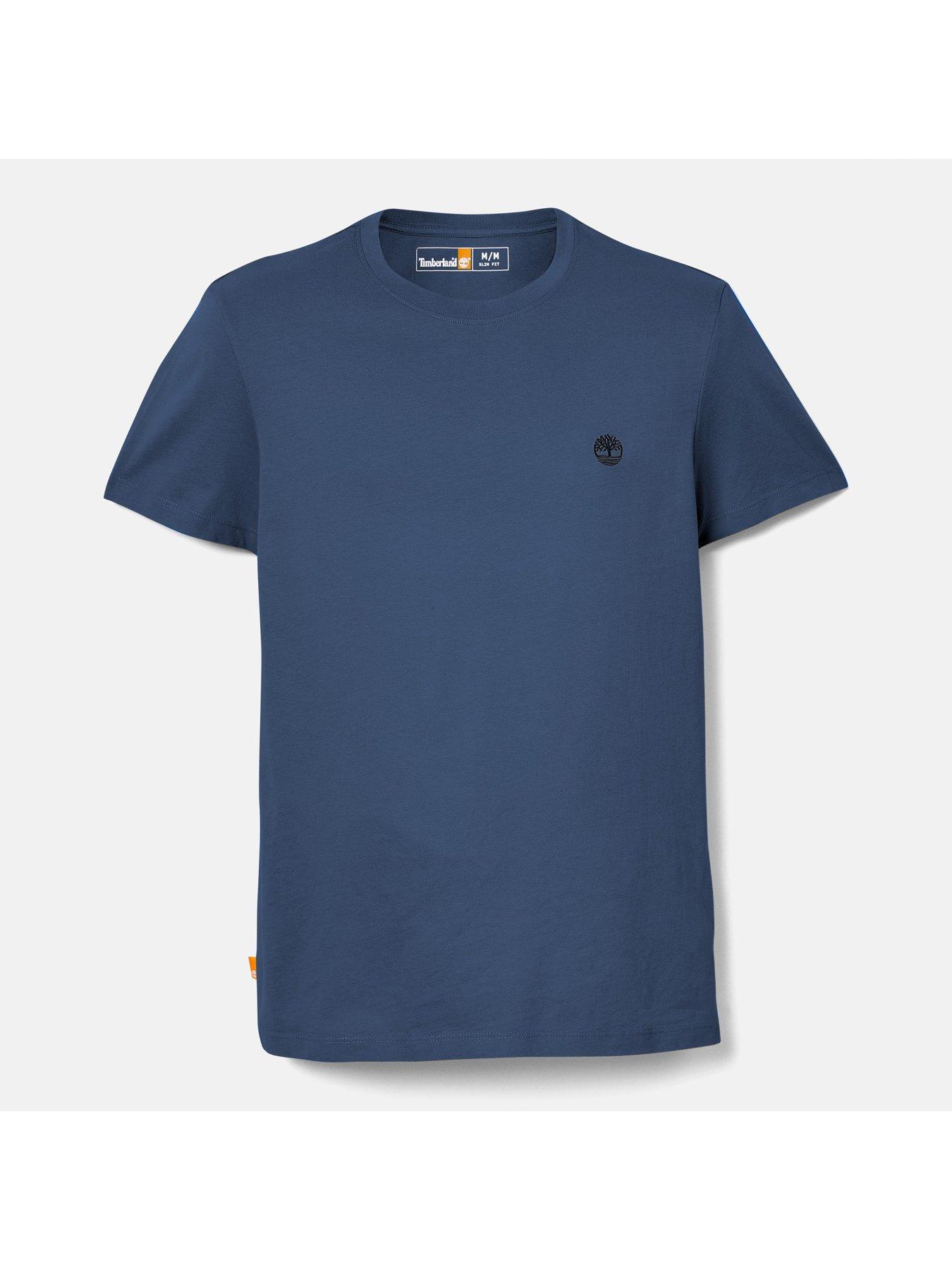 Image 5 of 5 of Timberland Dunstan River Jersey Crew T-Shirt - Navy