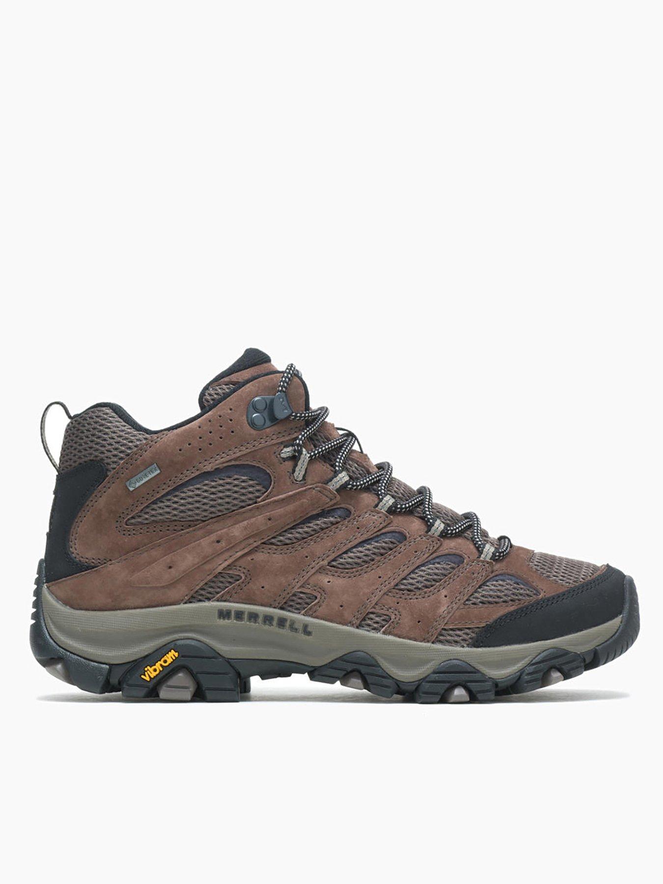 undefined Mens Moab Mid Goretex Hiking Boots - Brown