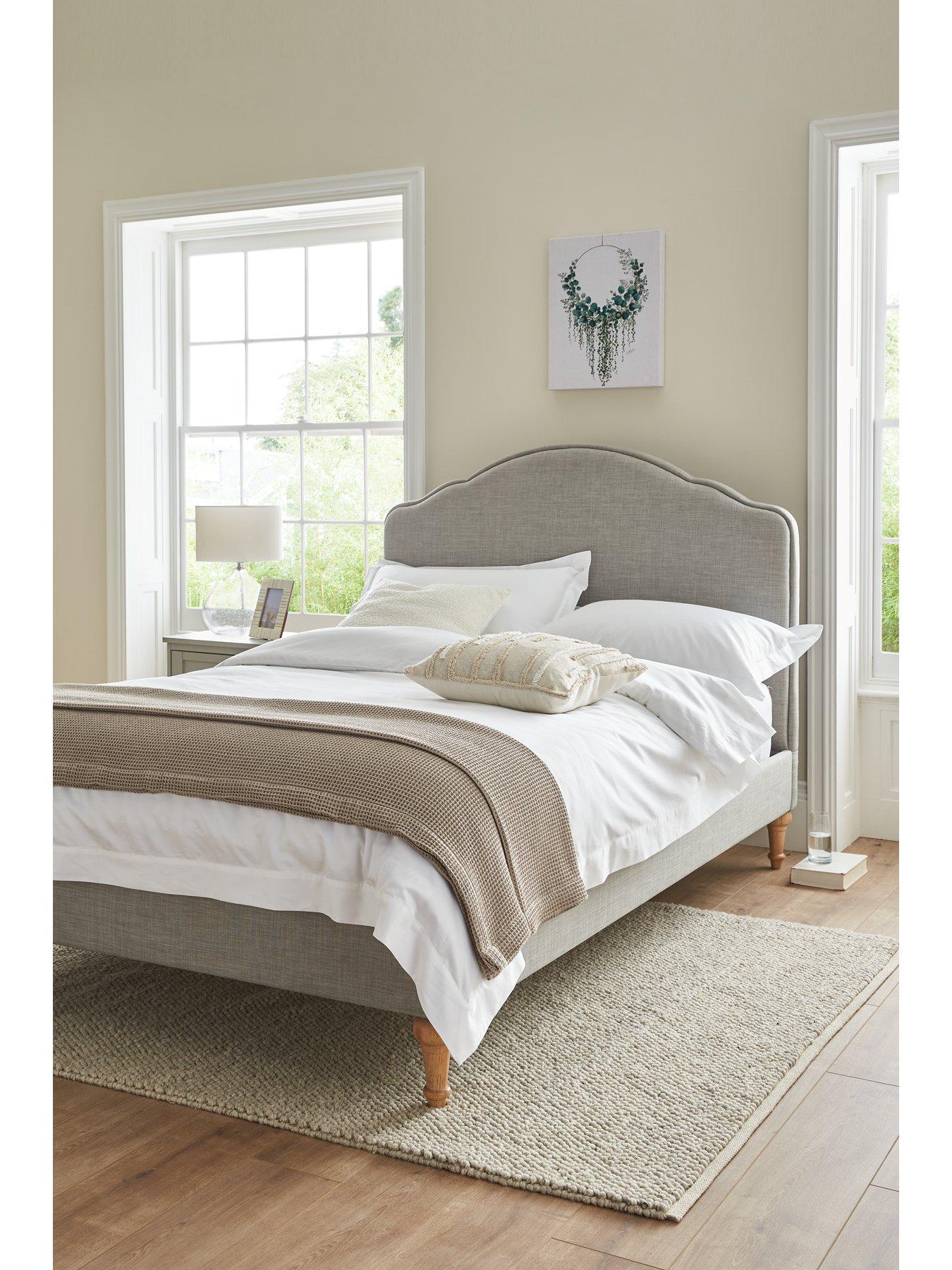 Very Home Grace Fabric Bed Frame with Mattress Options (Buy  &  SAVE!) - FSC® Certified