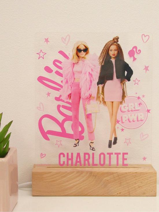 stillFront image of character-world-personalised-barbie-night-light
