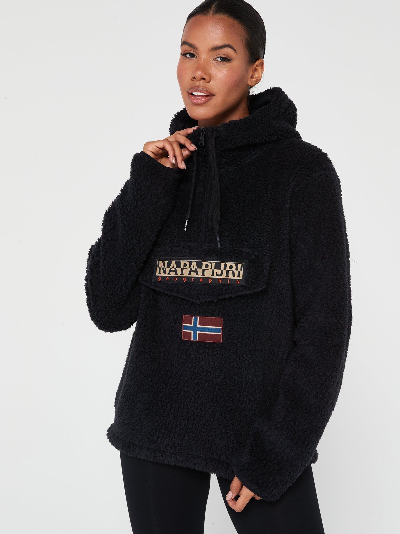 Napapijri burgee hotsell hoodie black