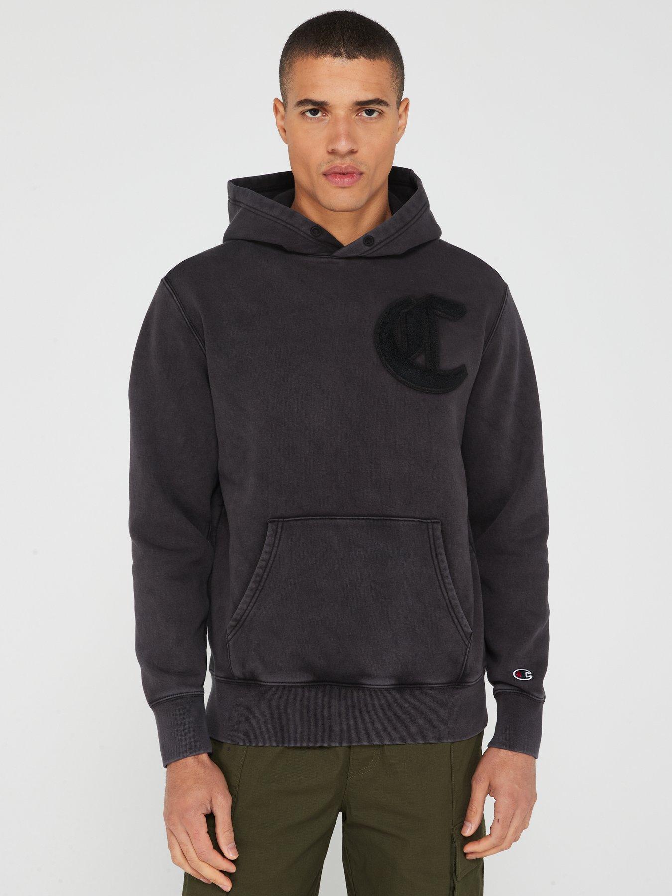 Black champion hot sale hoodie uk