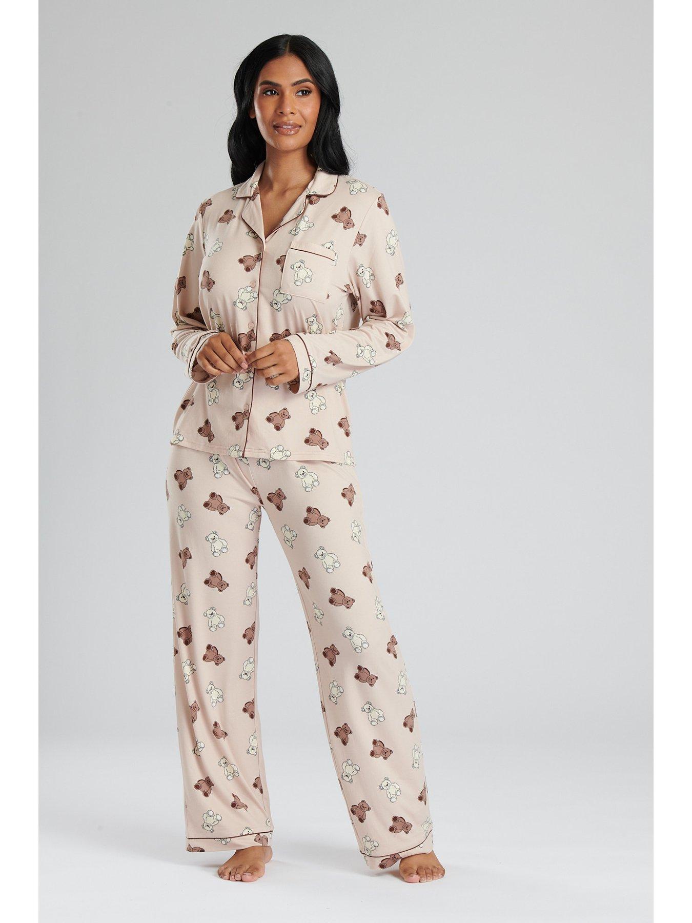 Teddy bear pajamas for hot sale adults