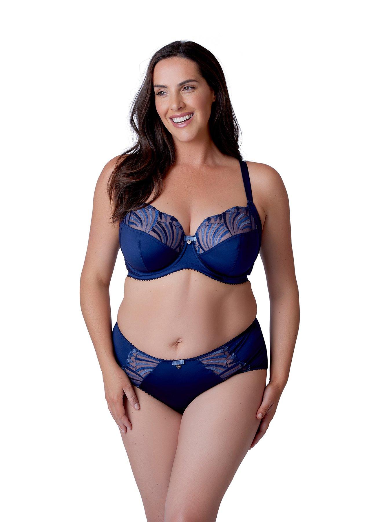 Berlei Embrace Non Padded Underwired Side Support Bra Deep Blue
