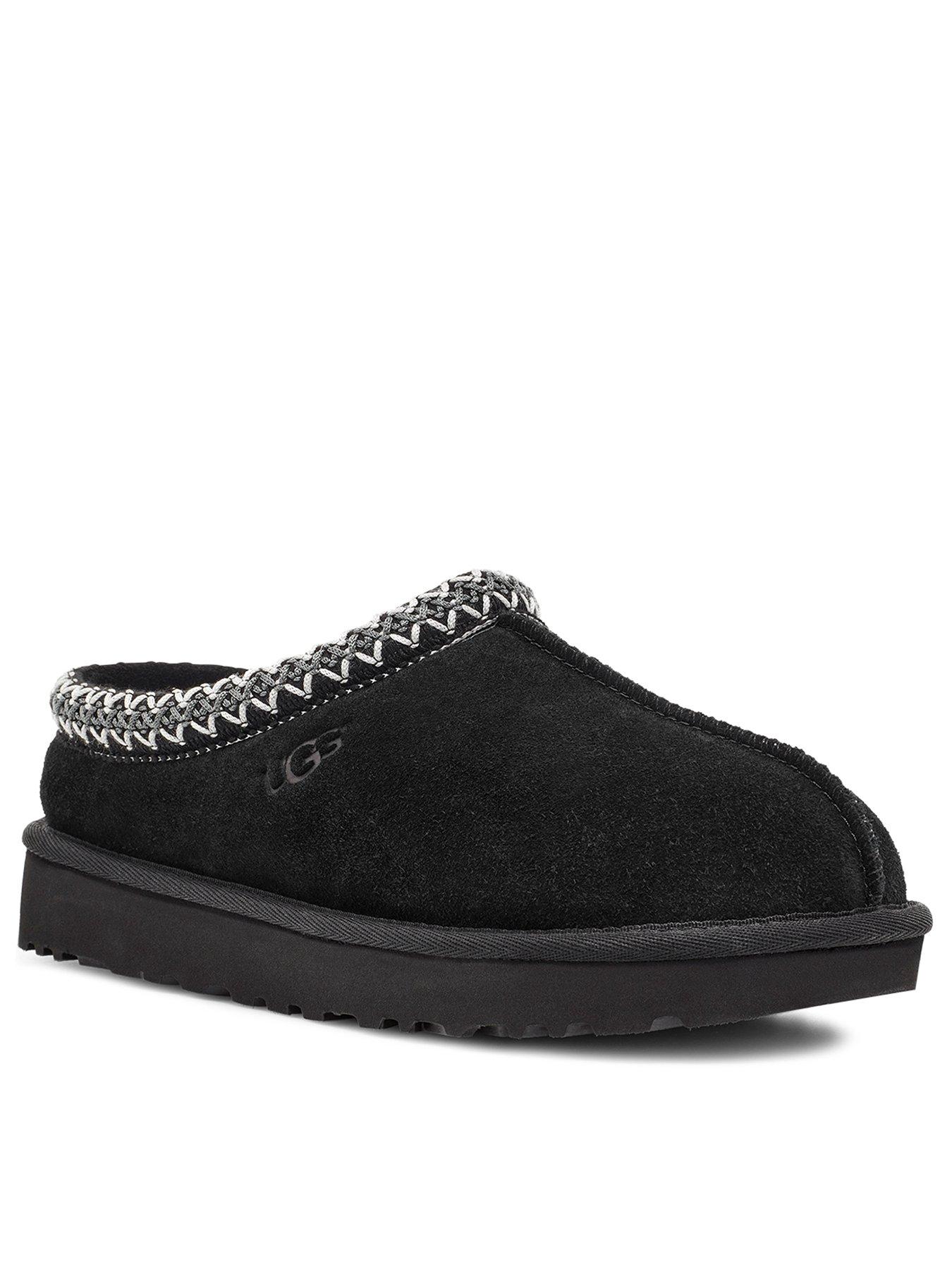 Ugg tasman hotsell slippers mens black