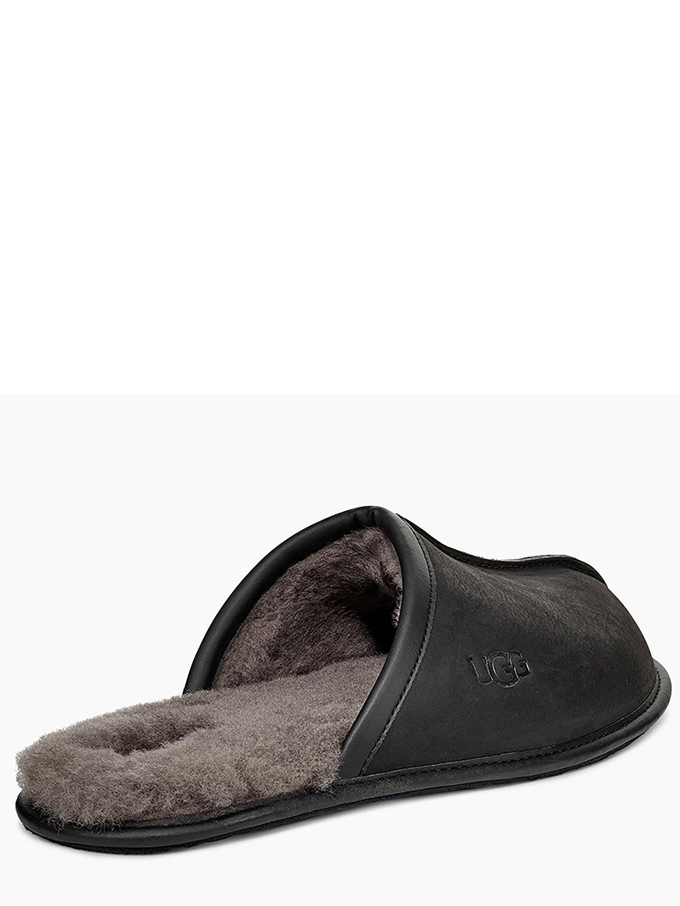 Leather ugg mens discount slippers