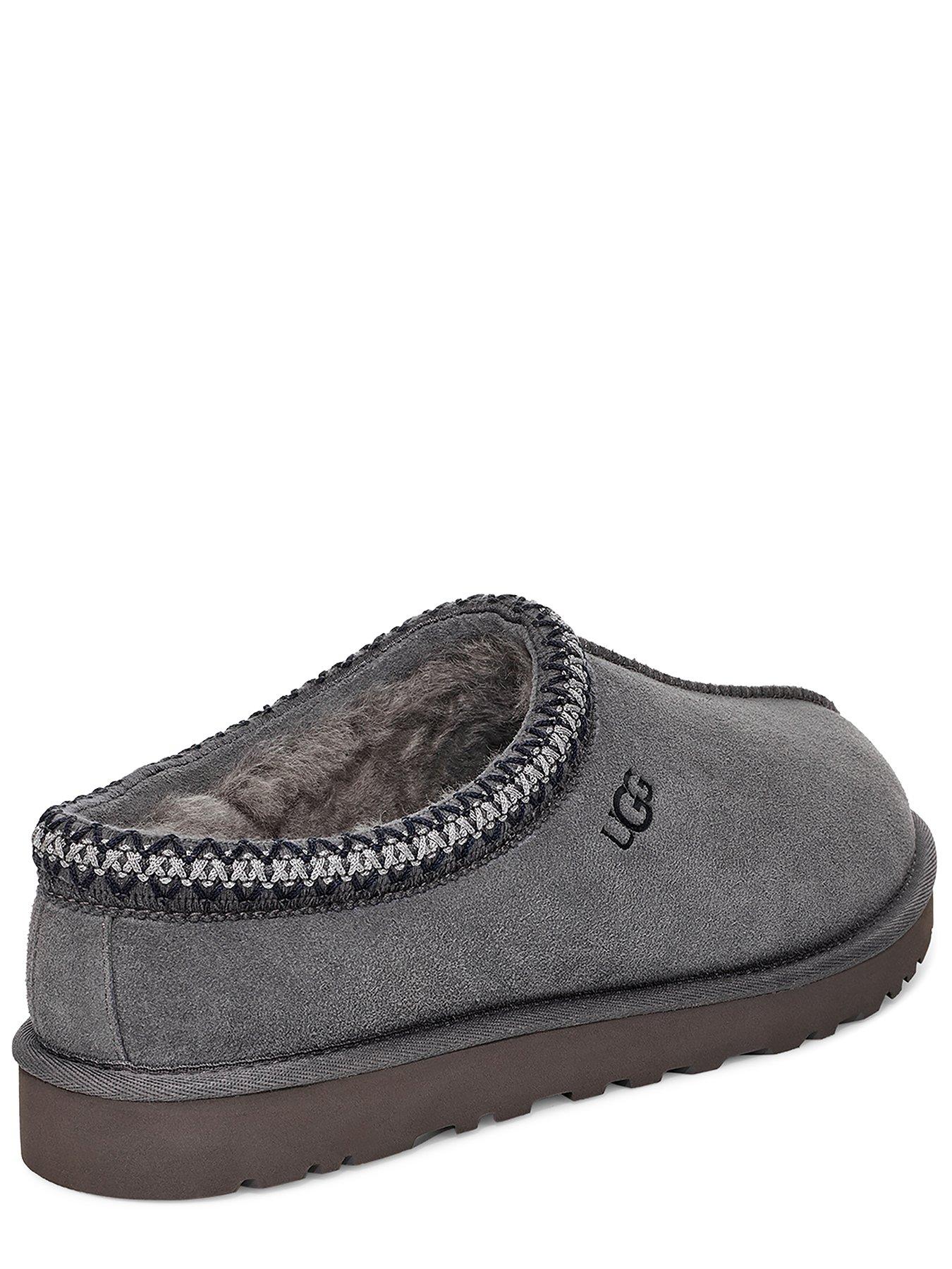 Mens gray ugg discount slippers