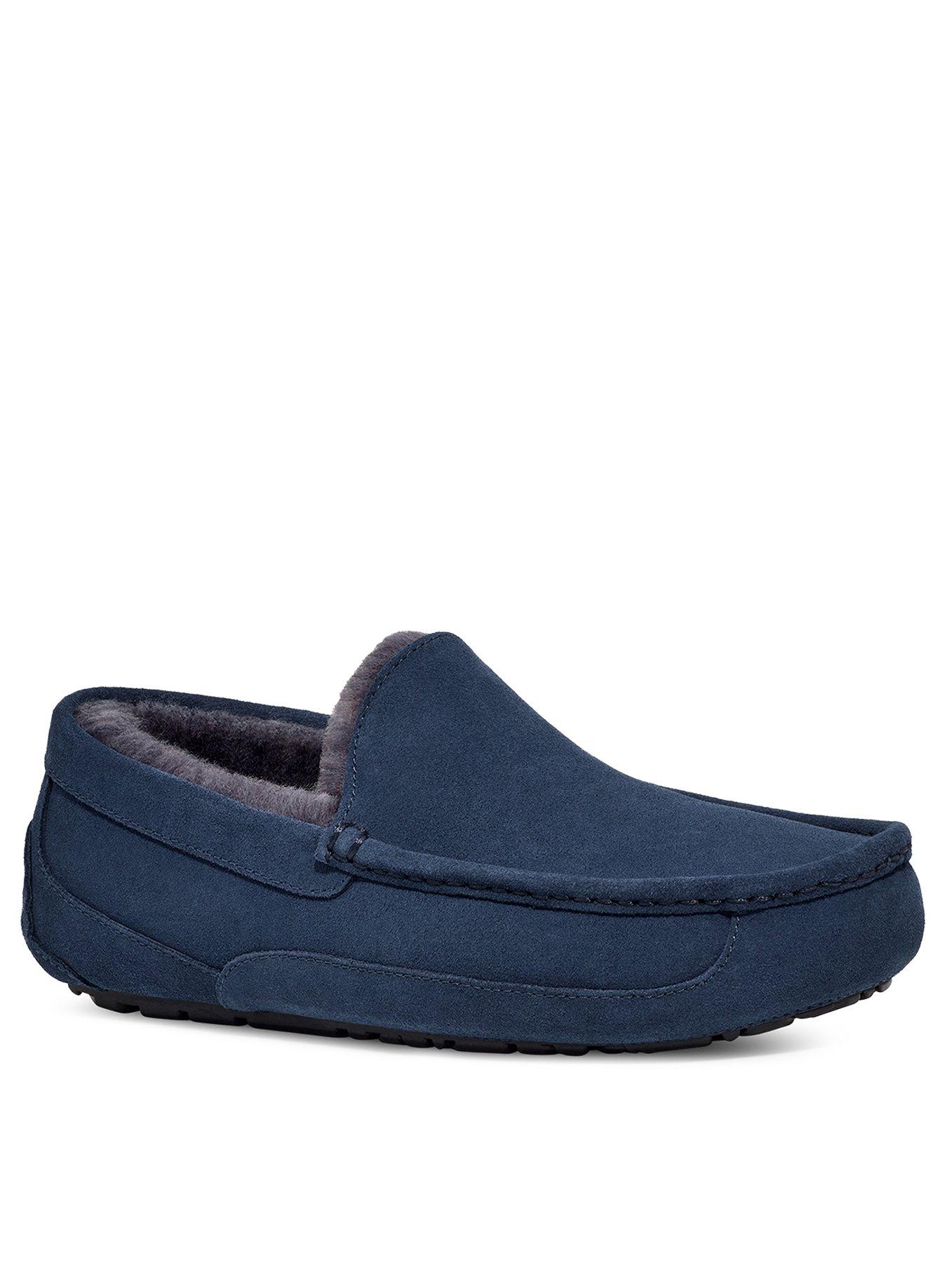 Ugg mens best sale slippers navy