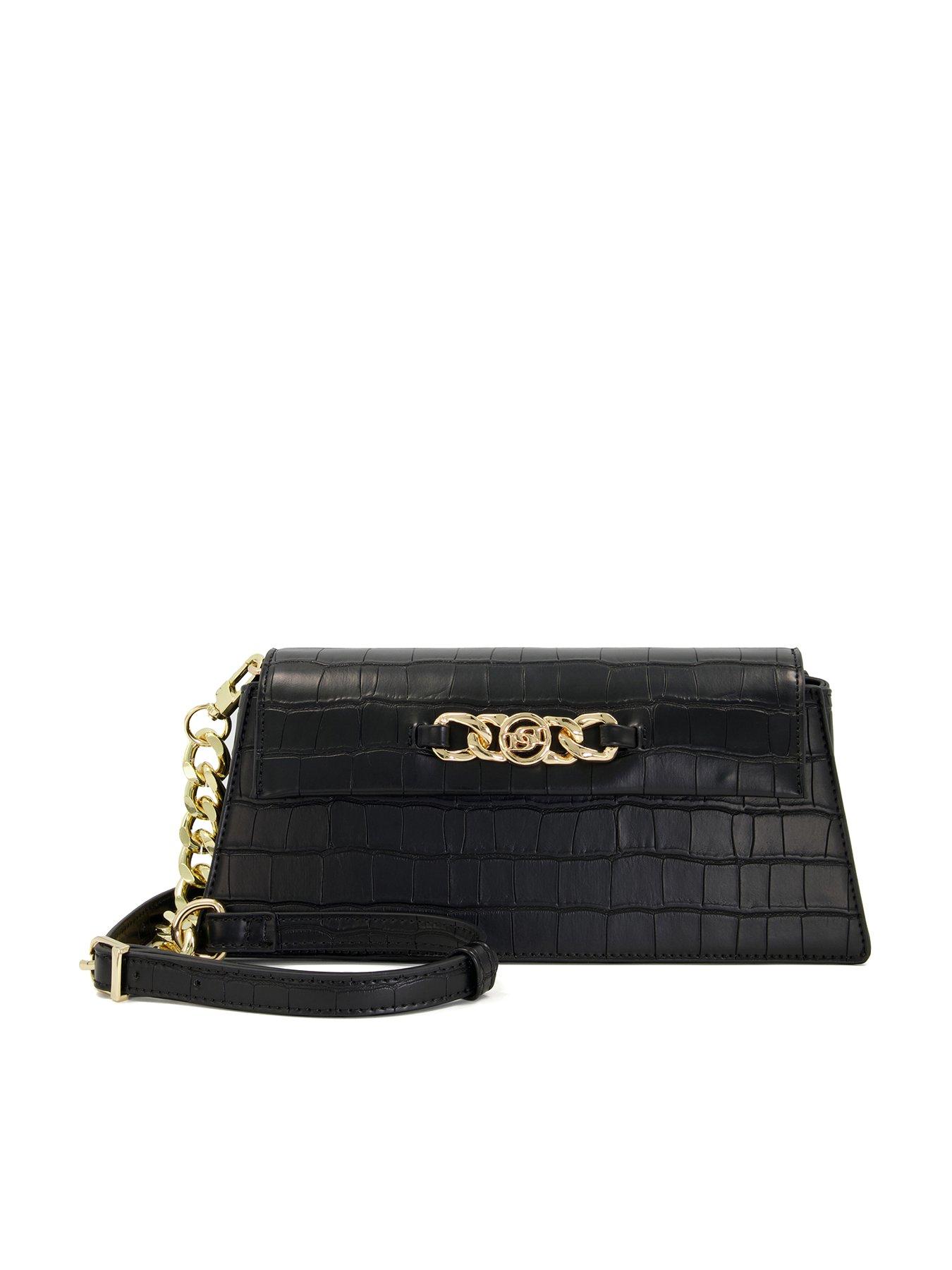 Dune black hot sale clutch bag