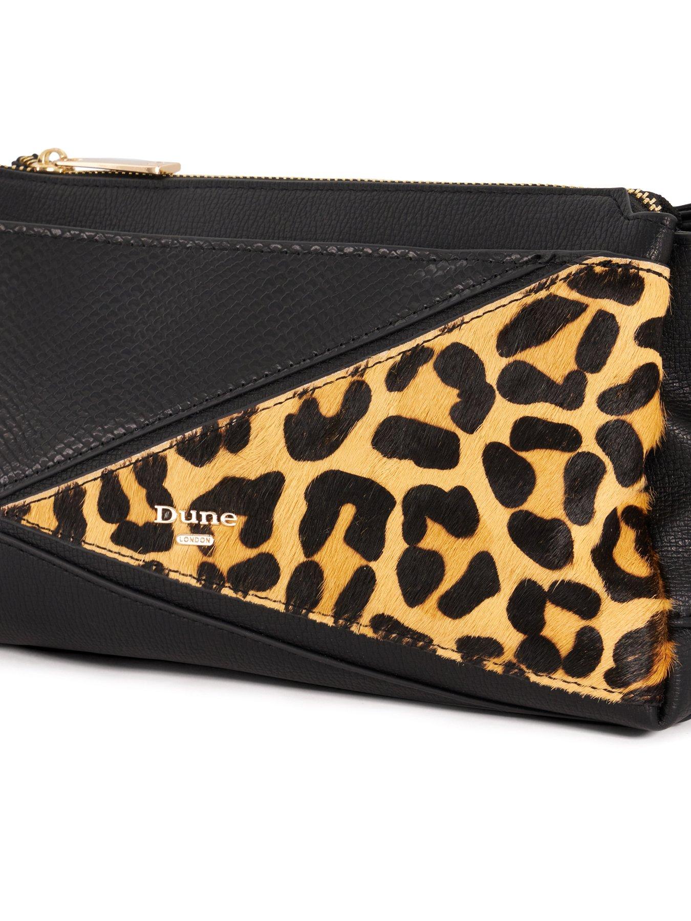 Dune leopard hot sale print purse