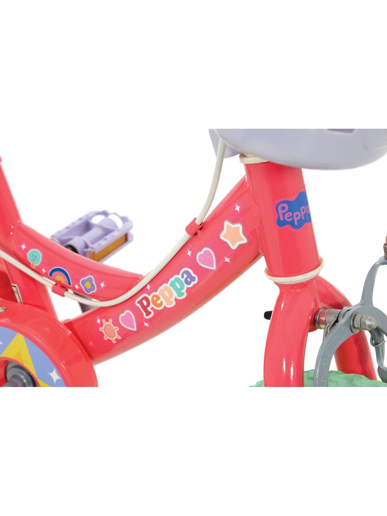 Peppa pig deals bike with stabilisers