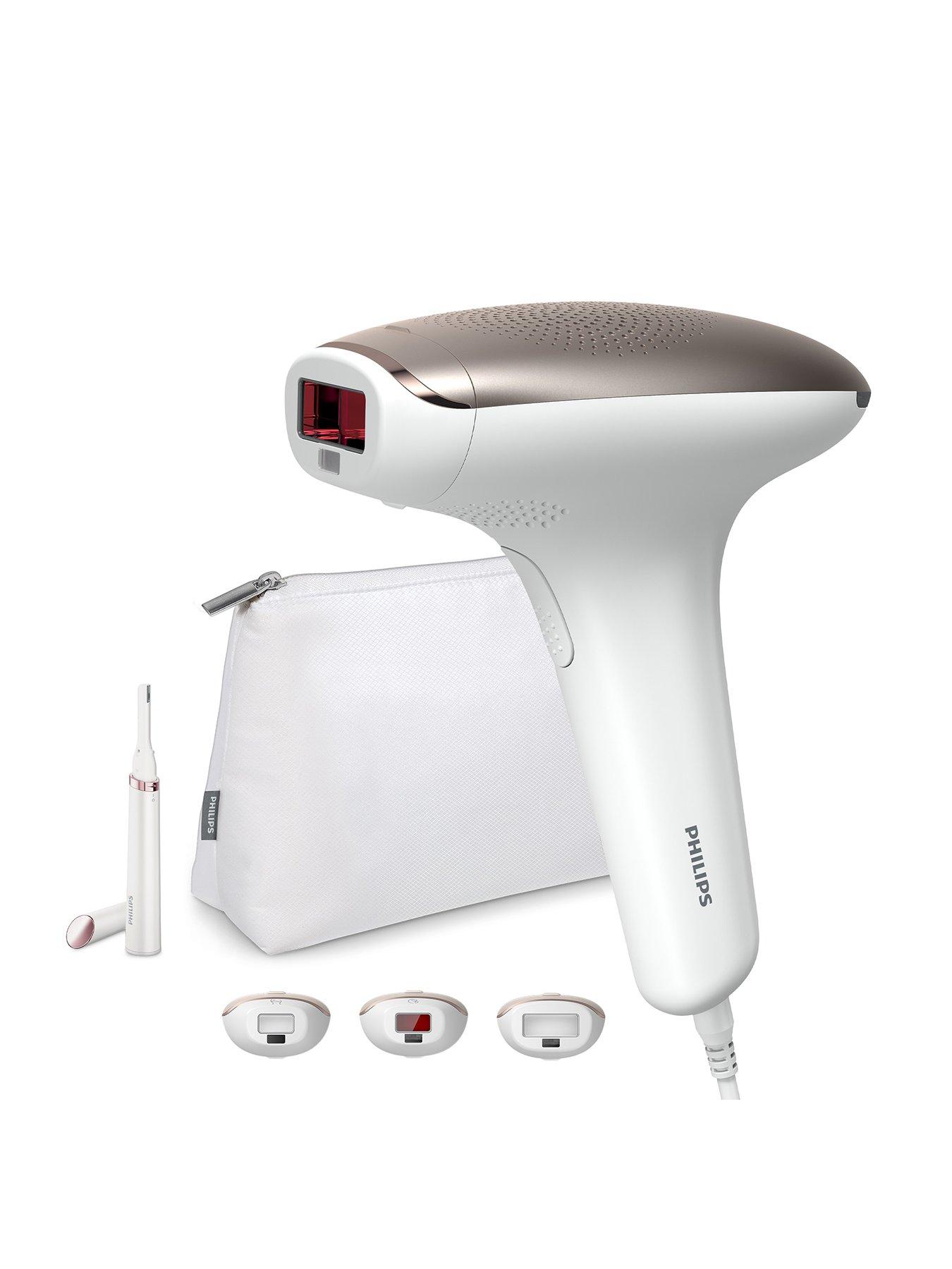 undefined Lumea 7000 Series, IPL Hair Removal Device, with Satin Compact Pen Trimmer, 3 Attachments for Body, Face and Bikini, BRI923/00