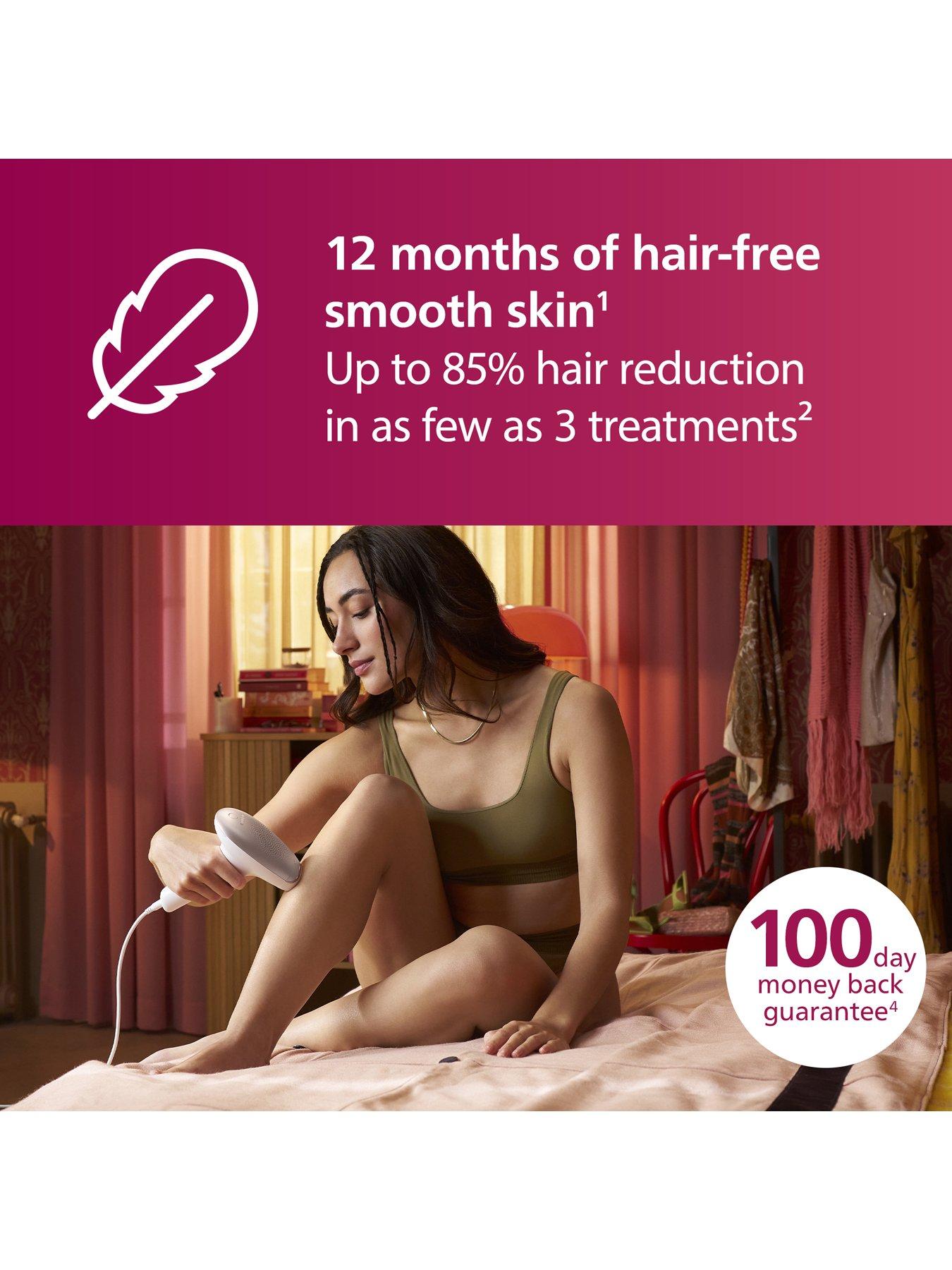 Image 2 of 8 of Philips Lumea 7000 Series, IPL Hair Removal Device, with Satin Compact Pen Trimmer, 3 Attachments for Body, Face and Bikini, BRI923/00