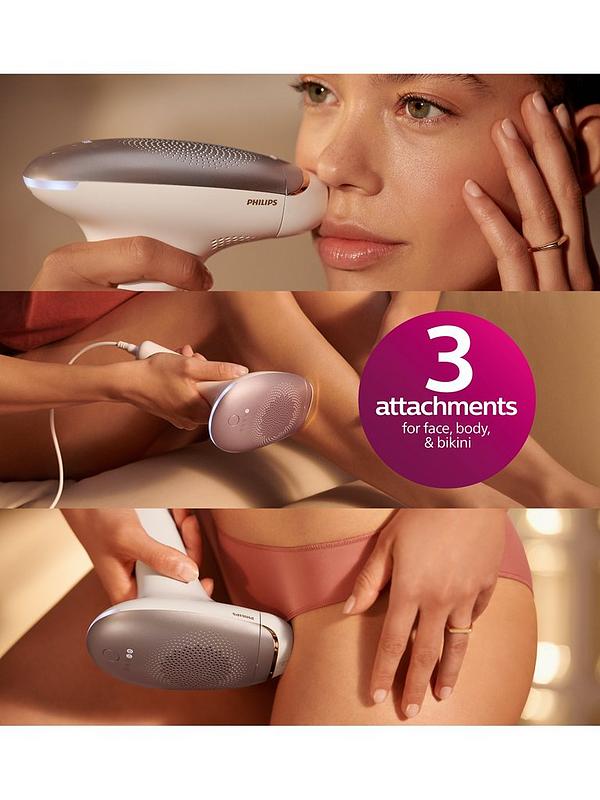 Image 6 of 7 of Philips Lumea IPL 7000 Series, corded with 3 attachments for Body, Face and Bikini with pen trimmer - BRI923/00
