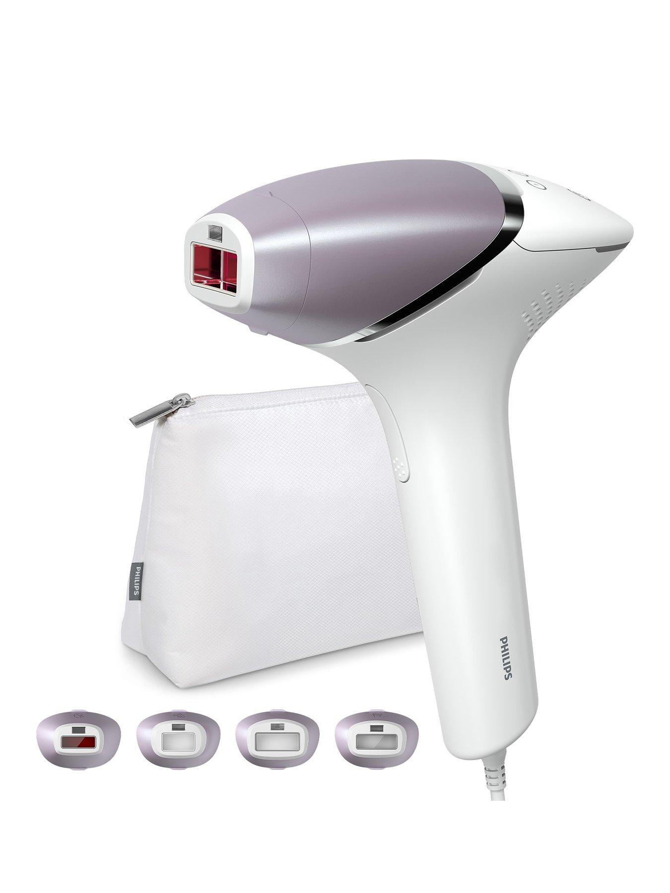 Philips Lumea 8000 Series, IPL Hair Removal Device, SenseIQ Technology, 4 Attachments for Body, Face, Bikini and Underarms, BRI947/00