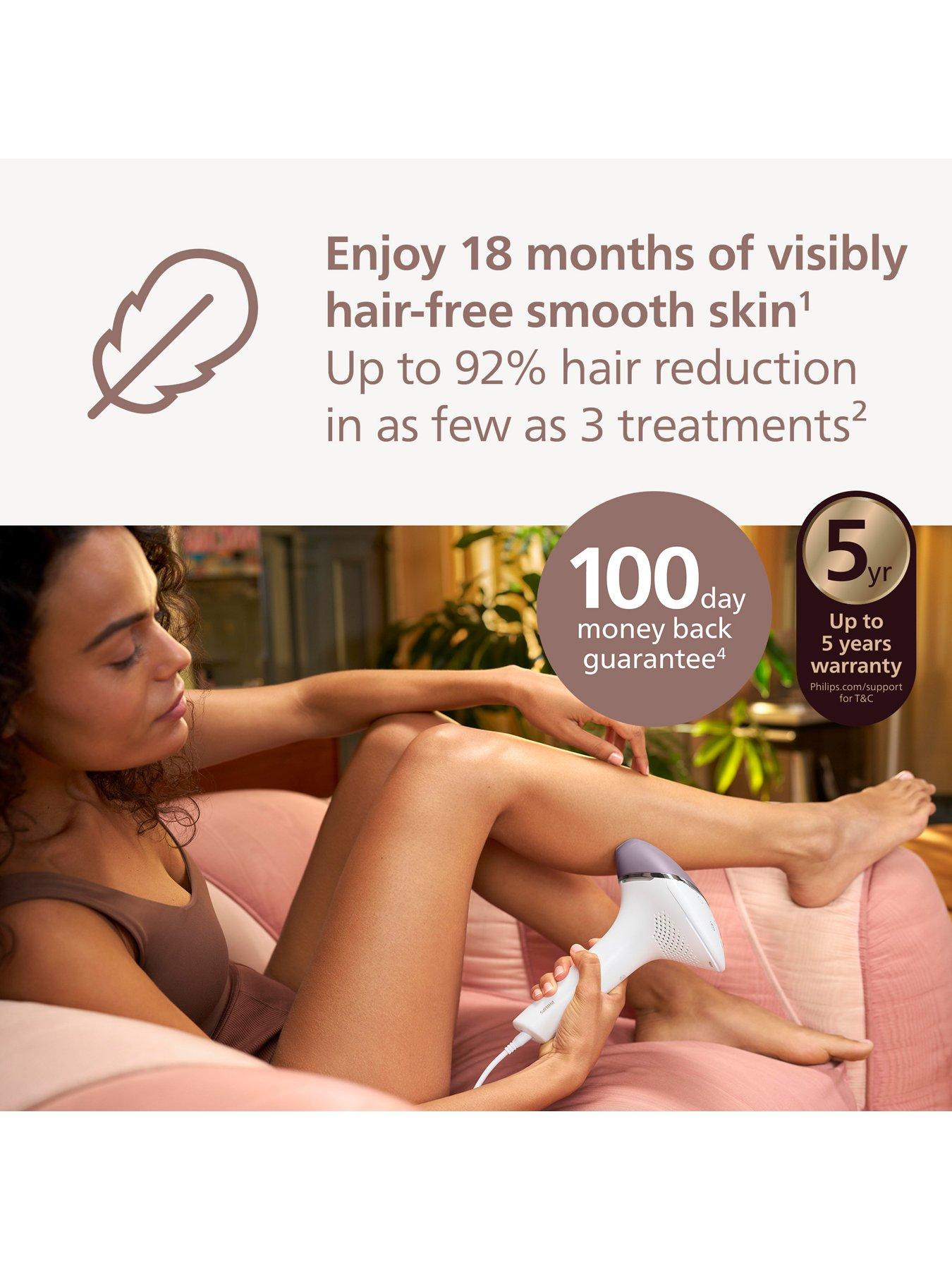 Image 2 of 8 of Philips Lumea 8000 Series, IPL Hair Removal Device, SenseIQ Technology, 4 Attachments for Body, Face, Bikini and Underarms, BRI947/00