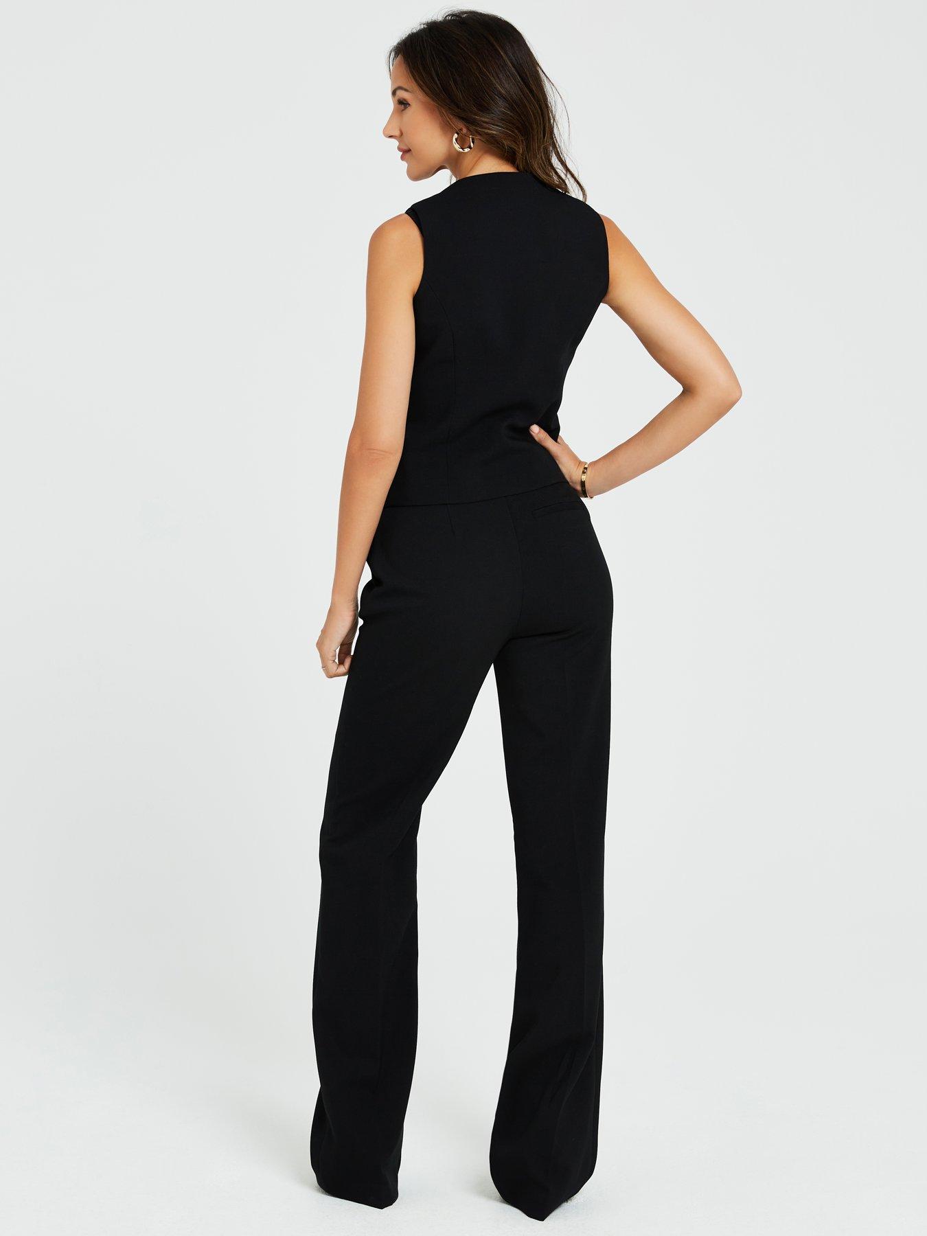 Michelle Stretch Crepe Suiting Pant W/Pockets