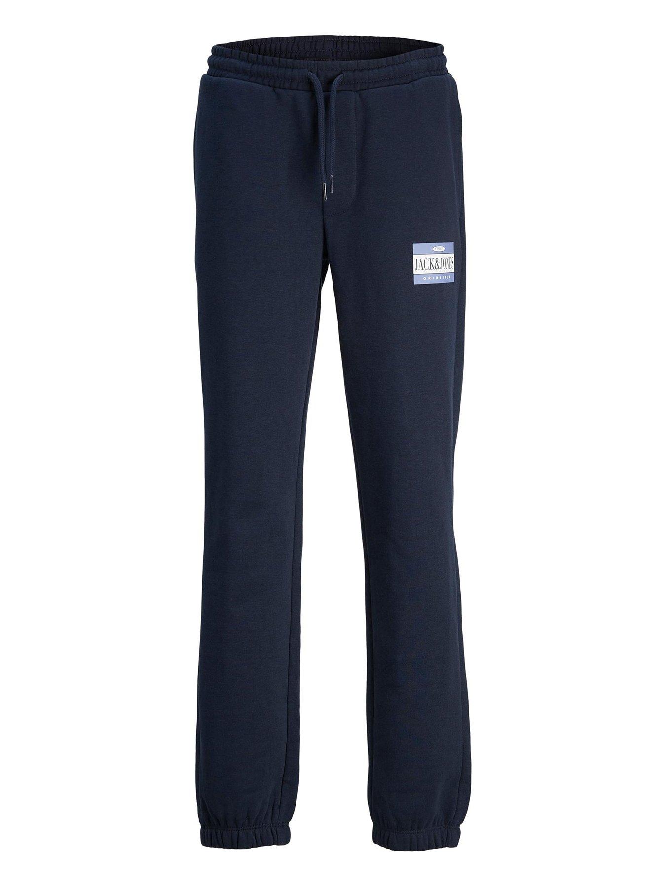 Boys navy blue cheap sweat pants