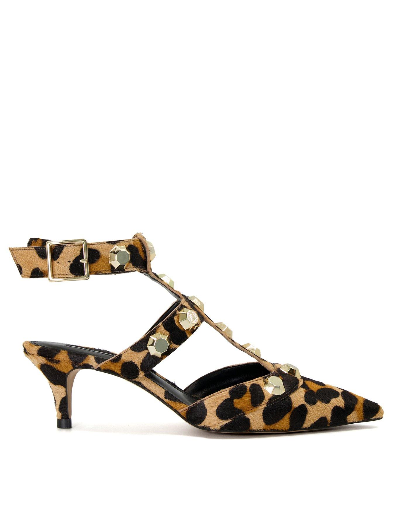 Leopard print kitten 2025 heels uk