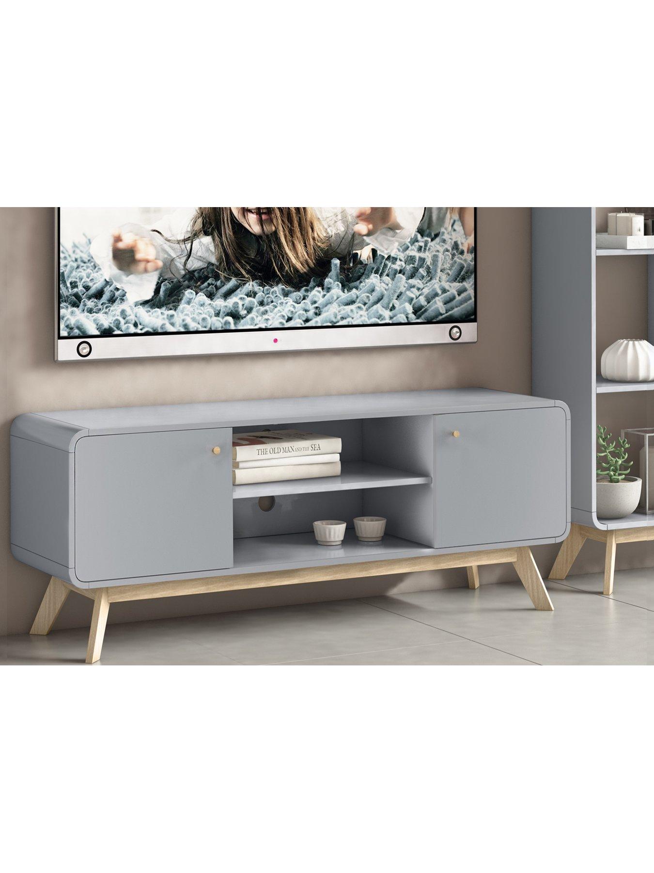 Product photograph of Cassie 2 Door Tv Stand from very.co.uk