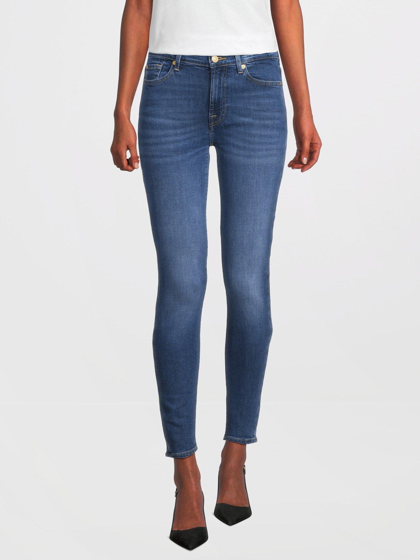 High rise skinny deals crop jeans