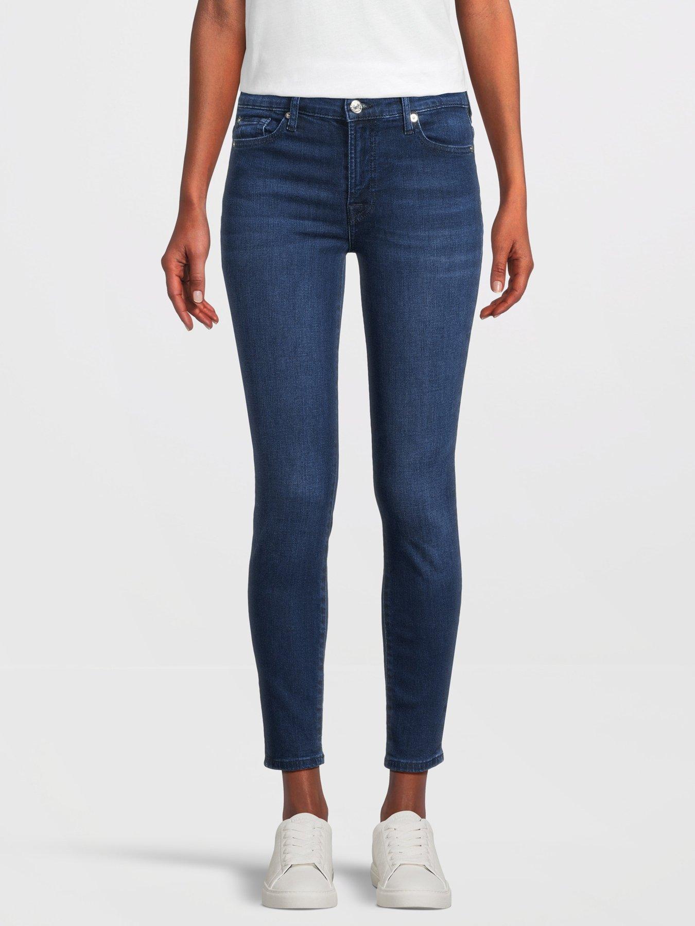 7-for-all-mankind-high-waistnbspskinny-crop-jeans-dark-blue