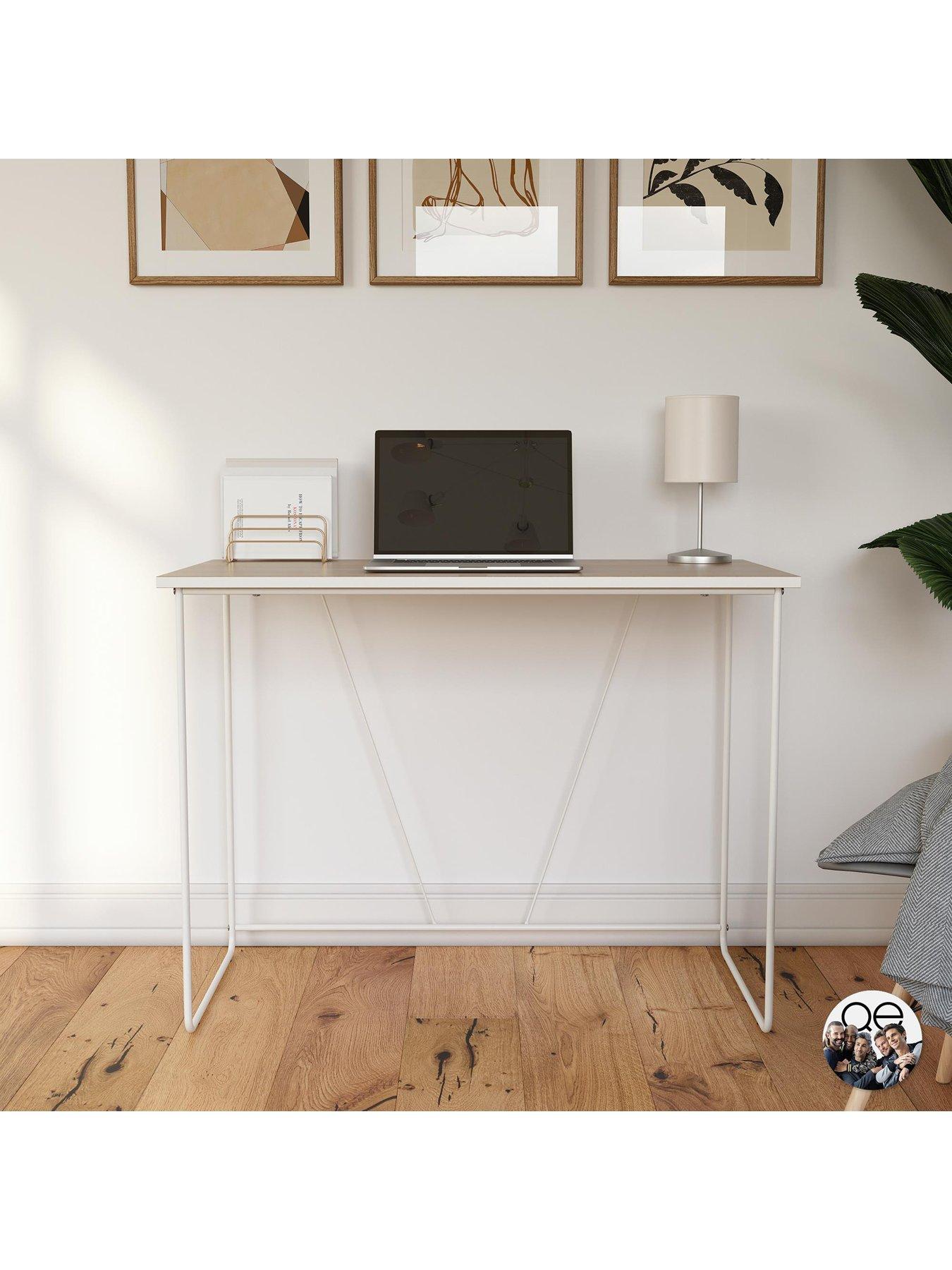 Product photograph of Queer Eye Dante Desk - Natural from very.co.uk