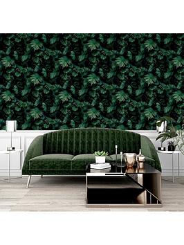 Product photograph of Arthouse Fern Wall Green Wallpaper from very.co.uk