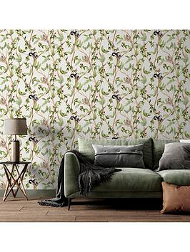 Product photograph of Arthouse Monkey Tropical Wallpaper from very.co.uk