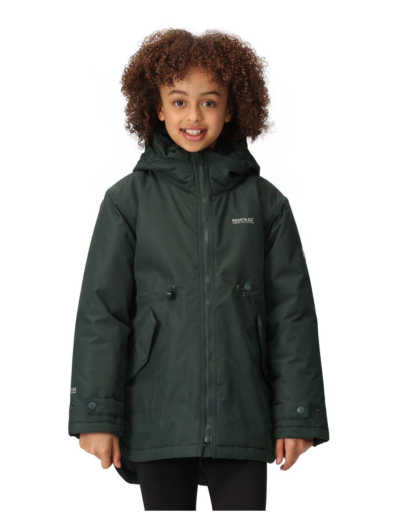 undefined Girls Violane Waterproof Jacket - Khaki